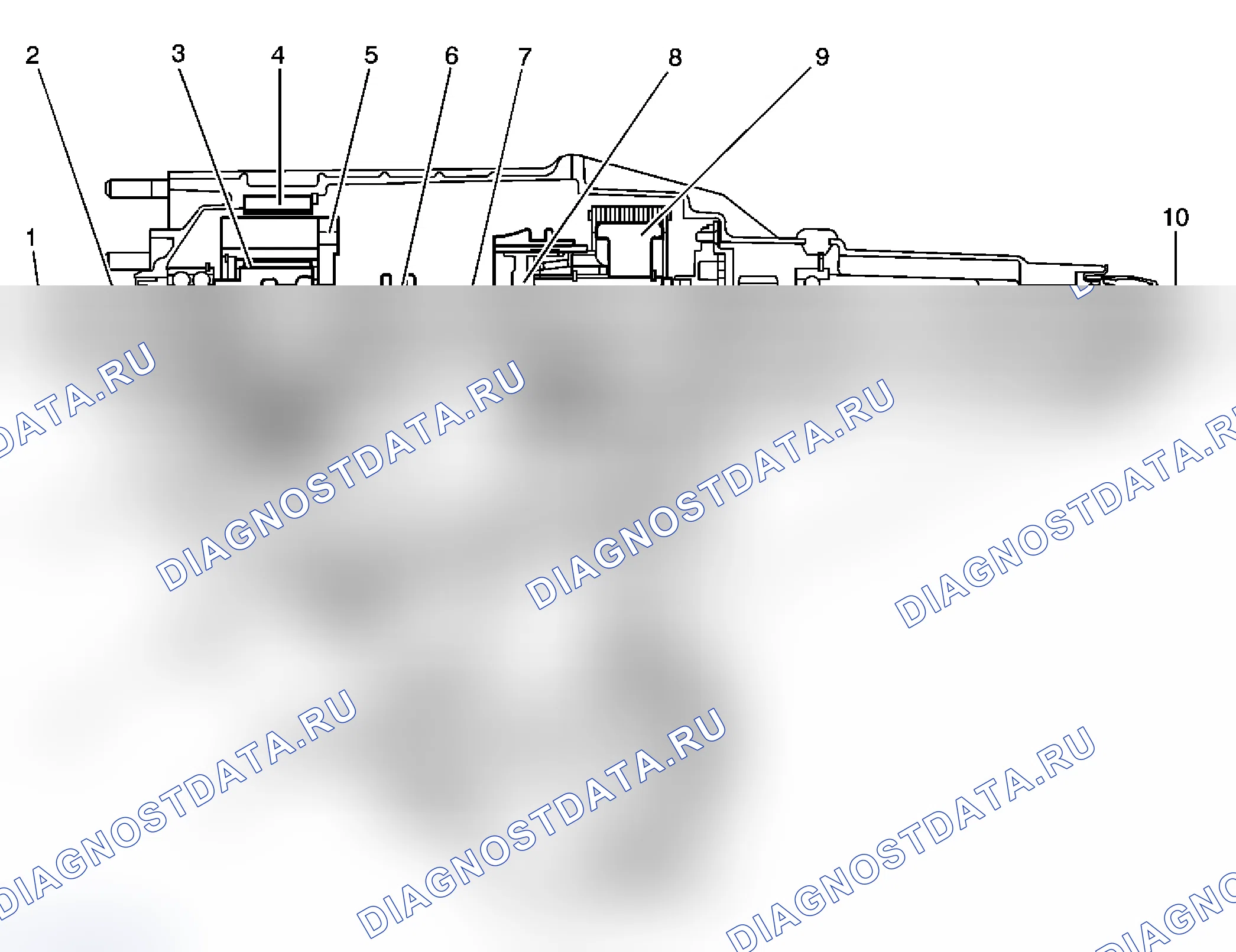 Рис. 7: Поток мощности в 4LO режиме. Chevrolet Cab & Chassis Silverado 3500 