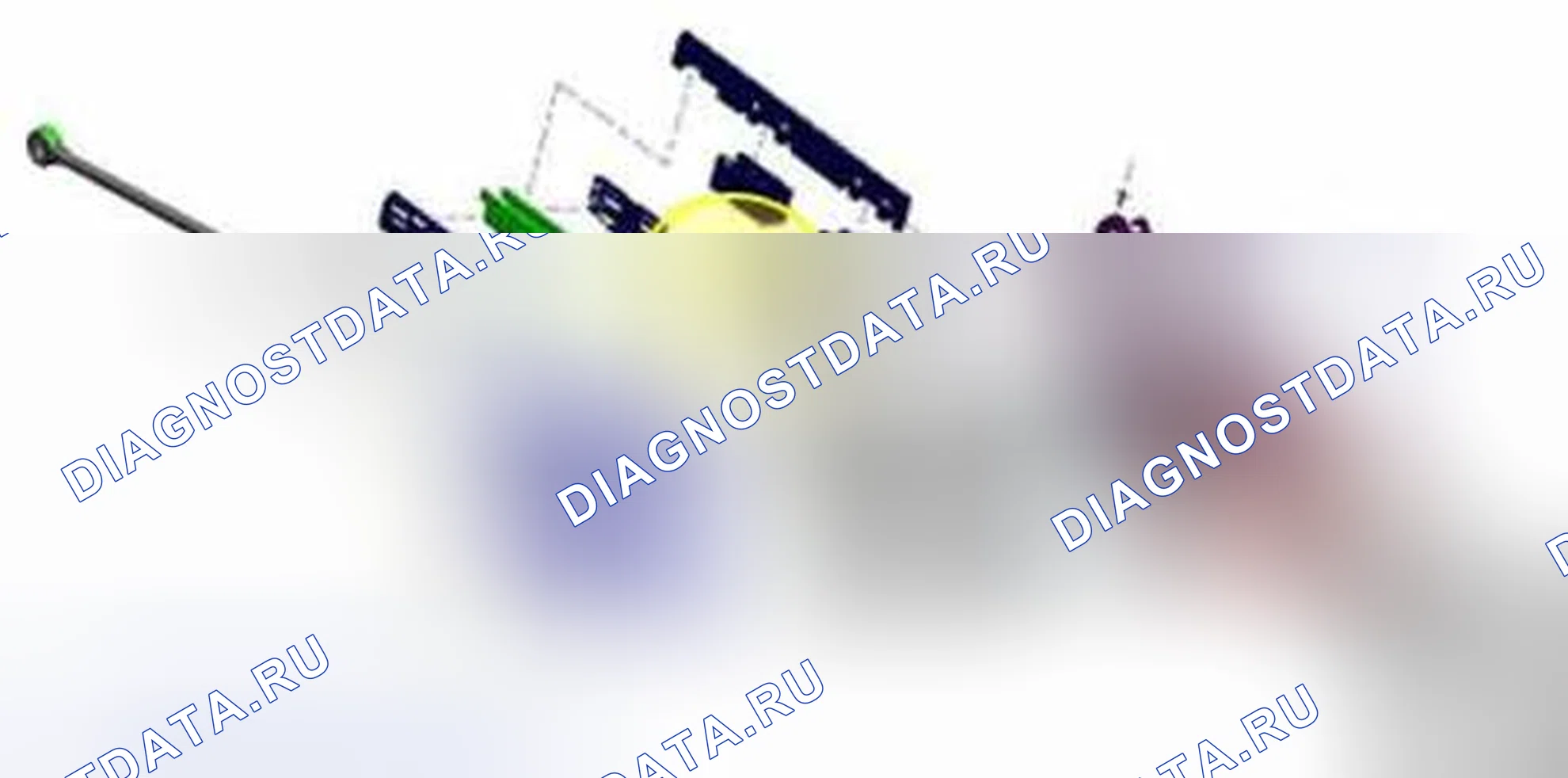 Рис. 209: Расположение компонентов. Hyundai Veracruz I