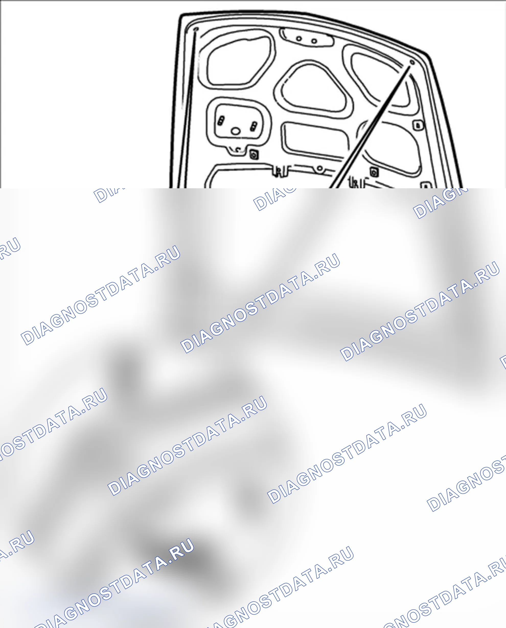 Рис. 368: Разборка задней крышки. Porsche Boxster S 987