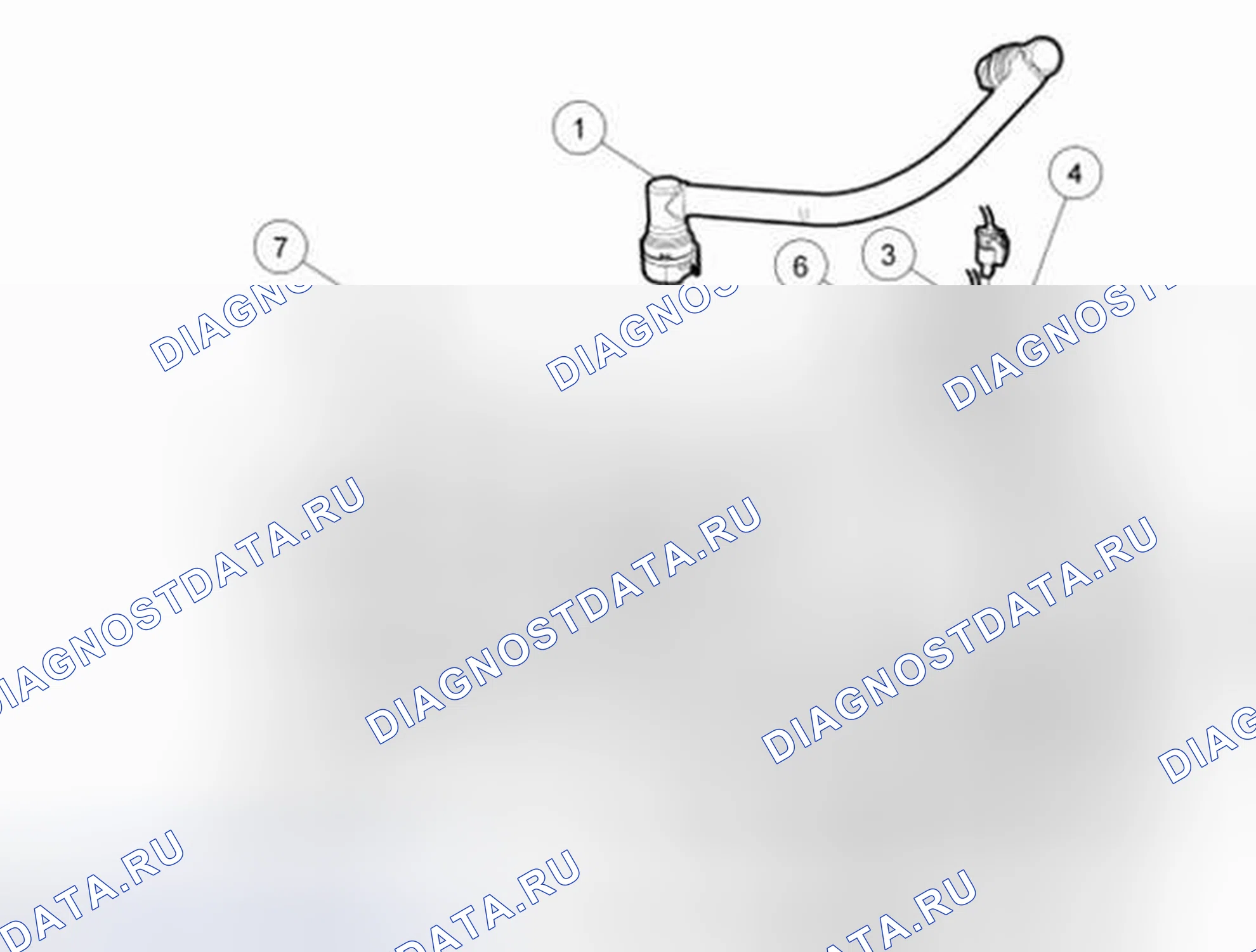 Рис. 829: Крышка клапана - правая (вид 1 из 2). Ford Pickup F250 Super Duty II