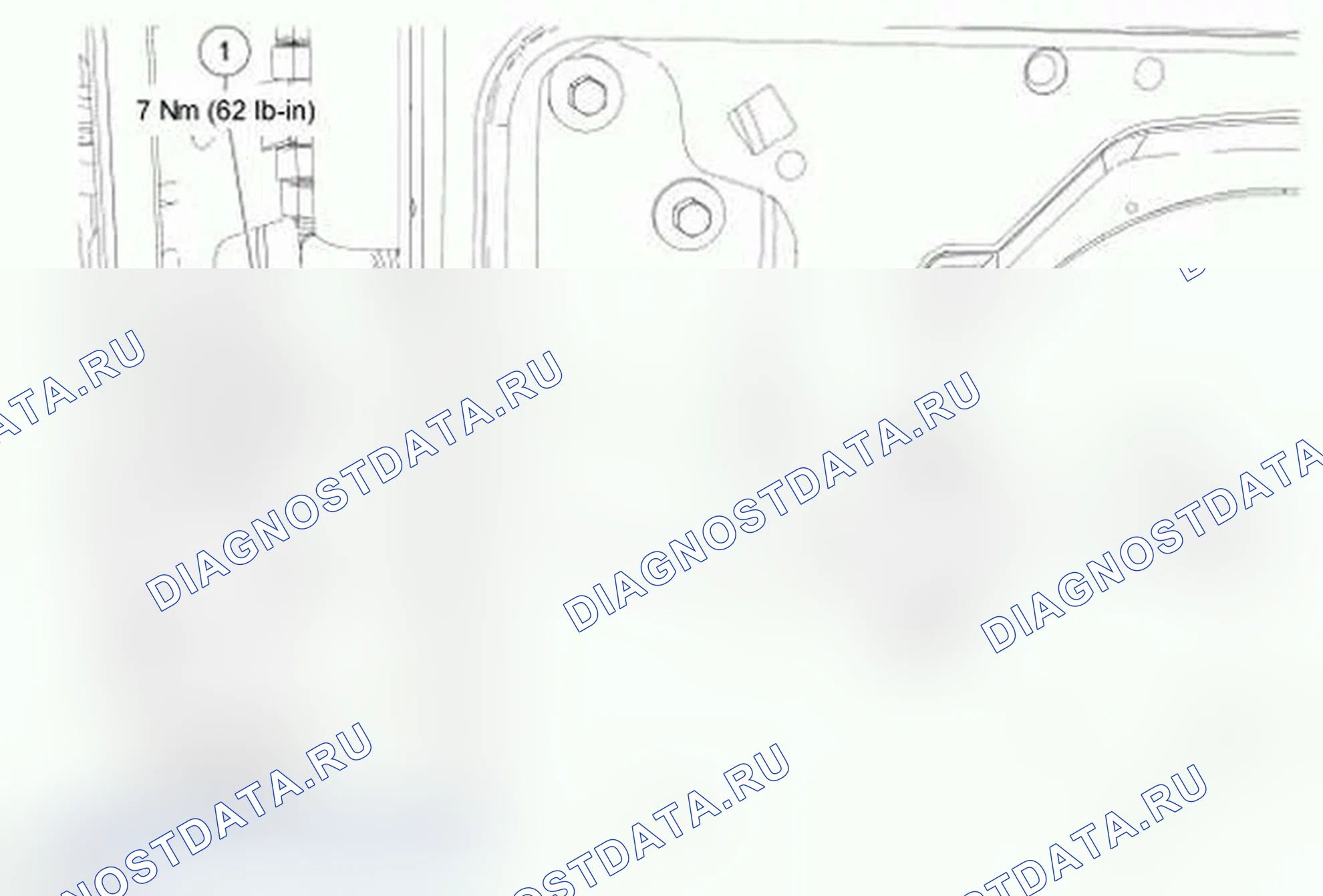 Рис. 28: Рычаг проверки двери - боковой груз. Ford Econoline E250 