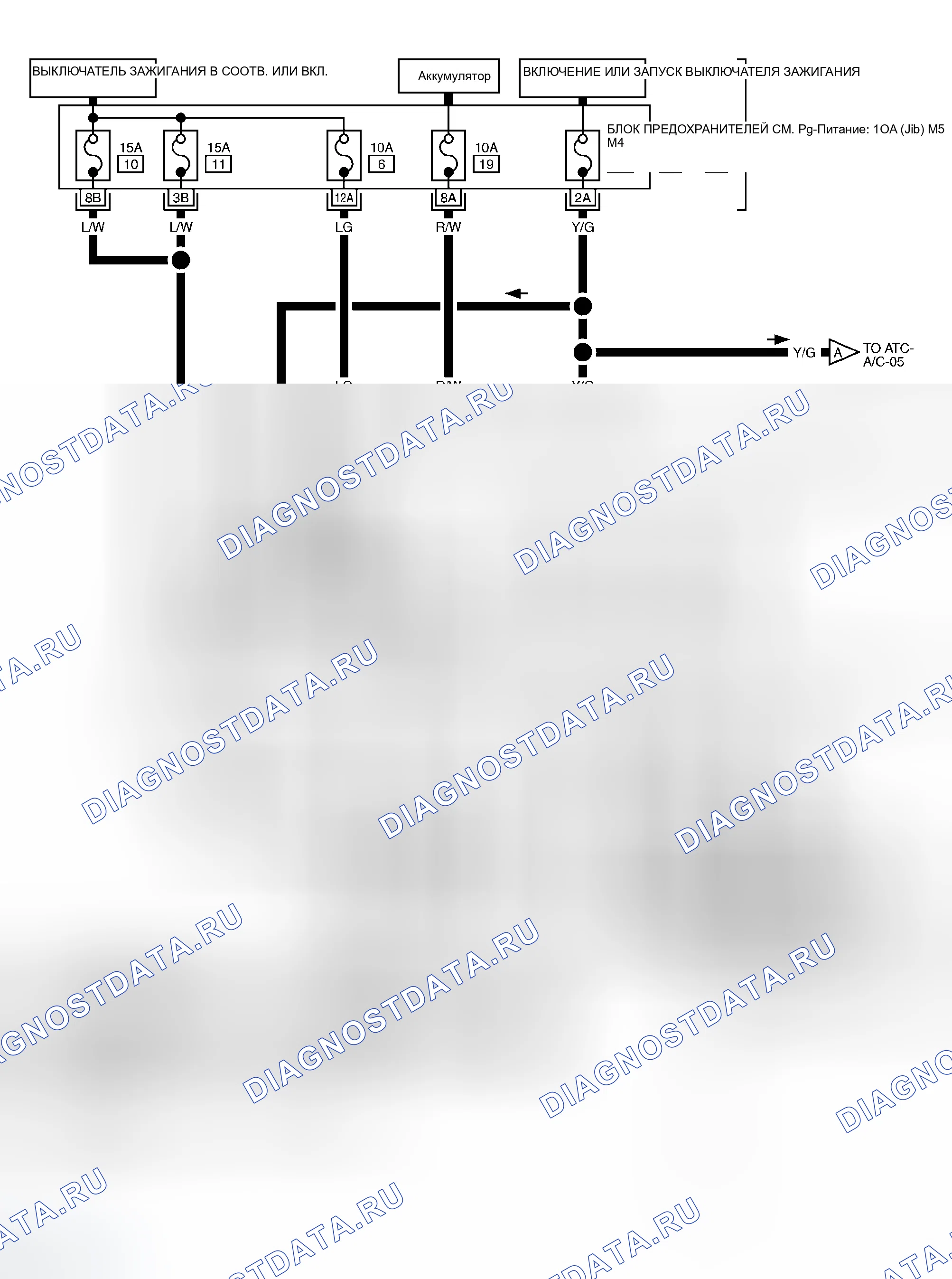 Рис. 324: электросхема -a / C. Infiniti G35 III