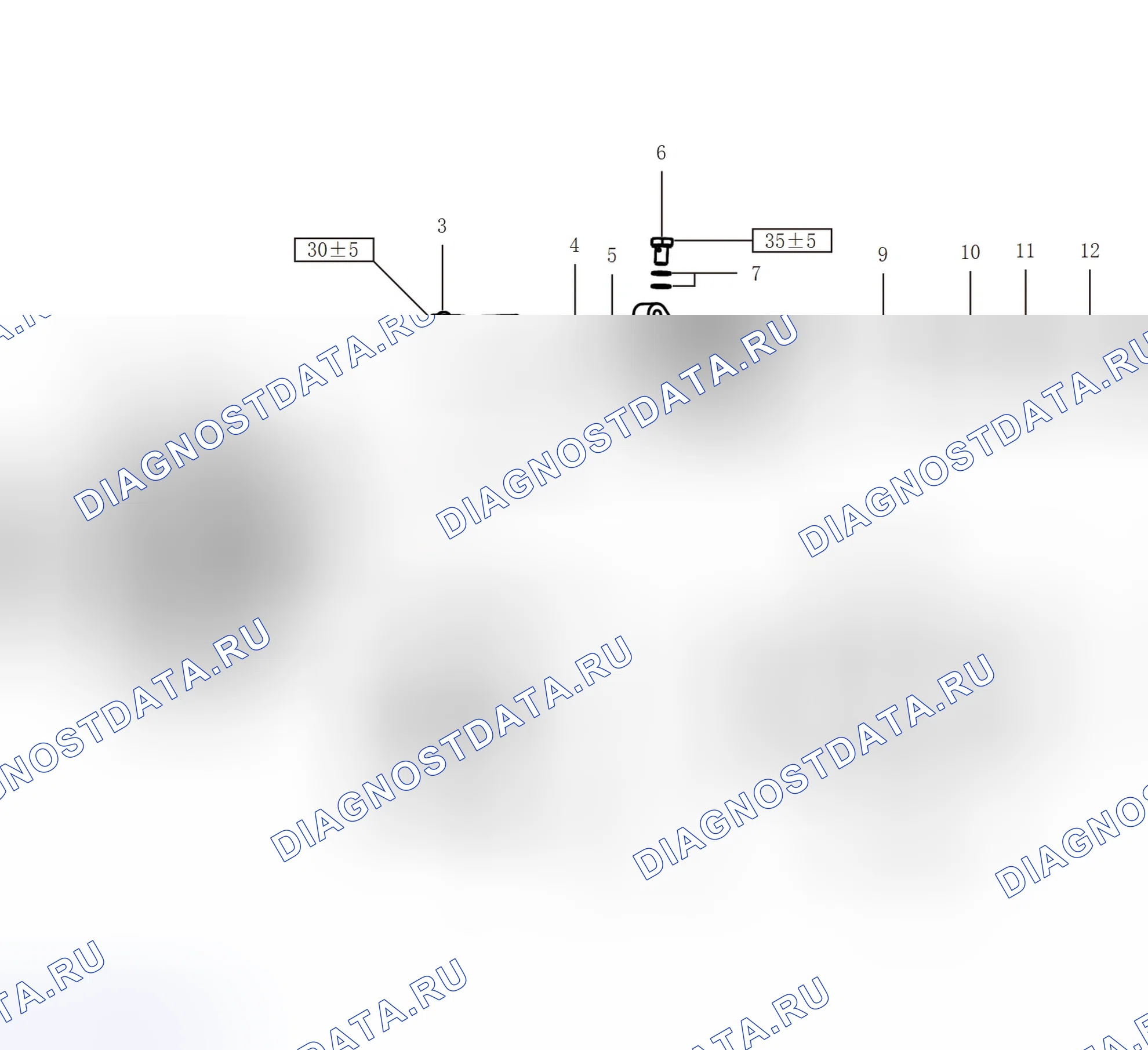 Схема расположения тормоза задних колёс — Great Wall Wingle-7. Great-Wall Wingle 7 I