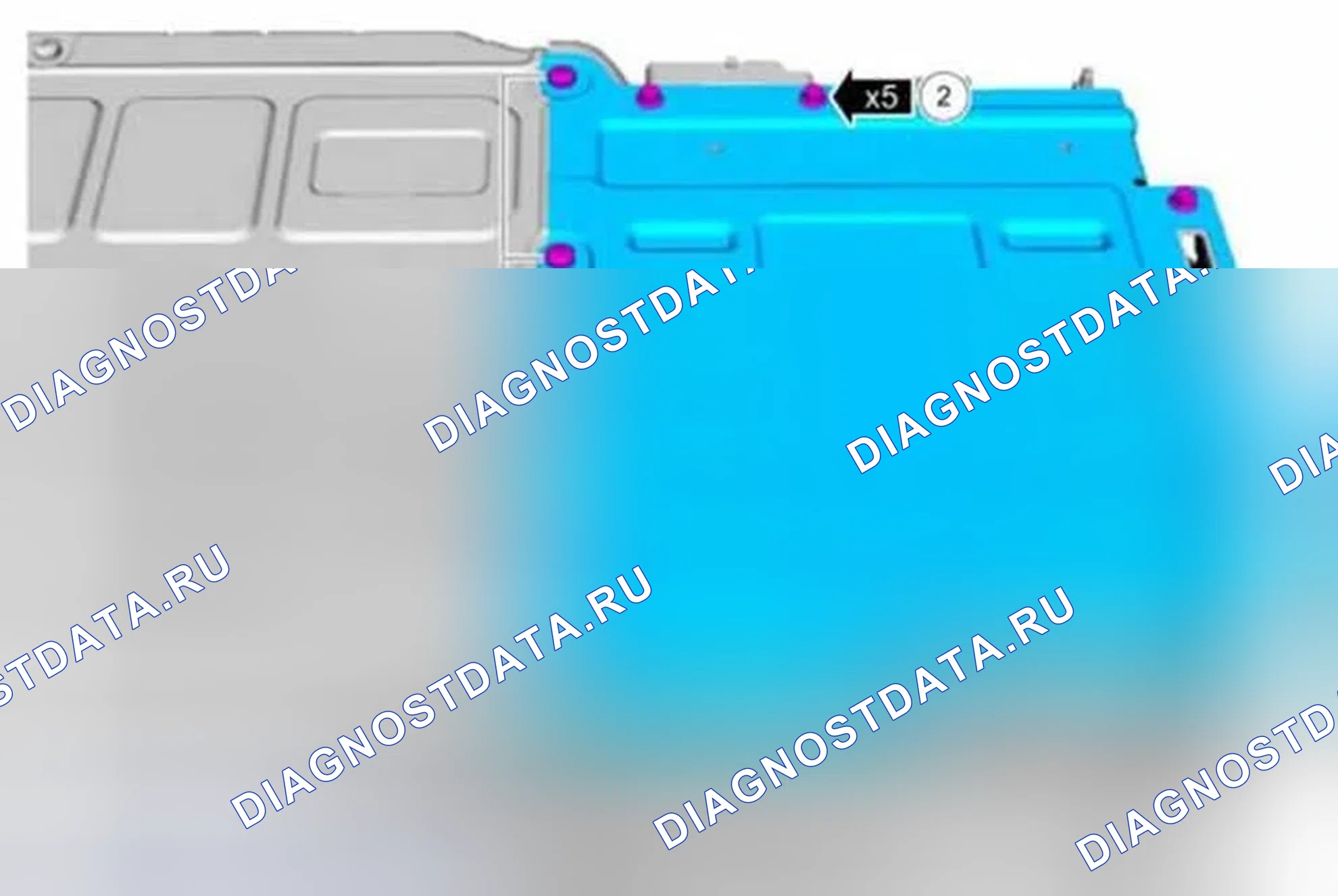 Рис. 3: Демонтаж. Ford C-MAX II