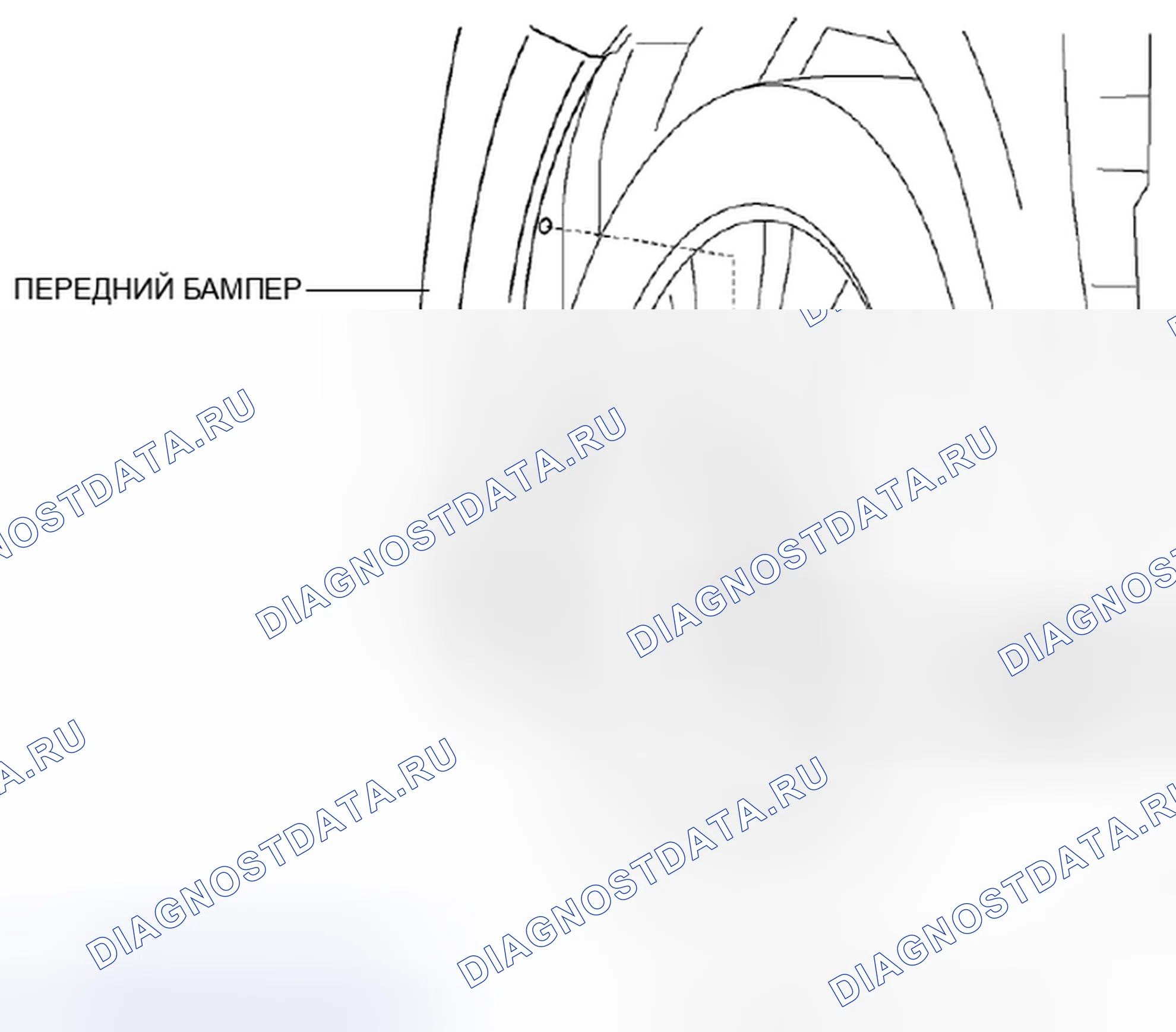 Рис. 15: СНЯТИЕ / УСТАНОВКА ПЕРЕДНЕГО БАМПЕРА. Honda Civic IX рестайлинг