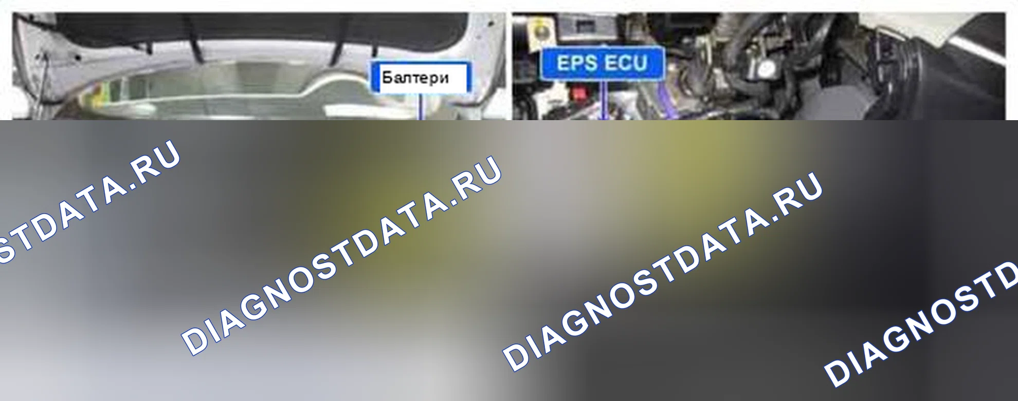 Рис. 70: Расположение компонентов. BMW 6 серия F06/F13/F12