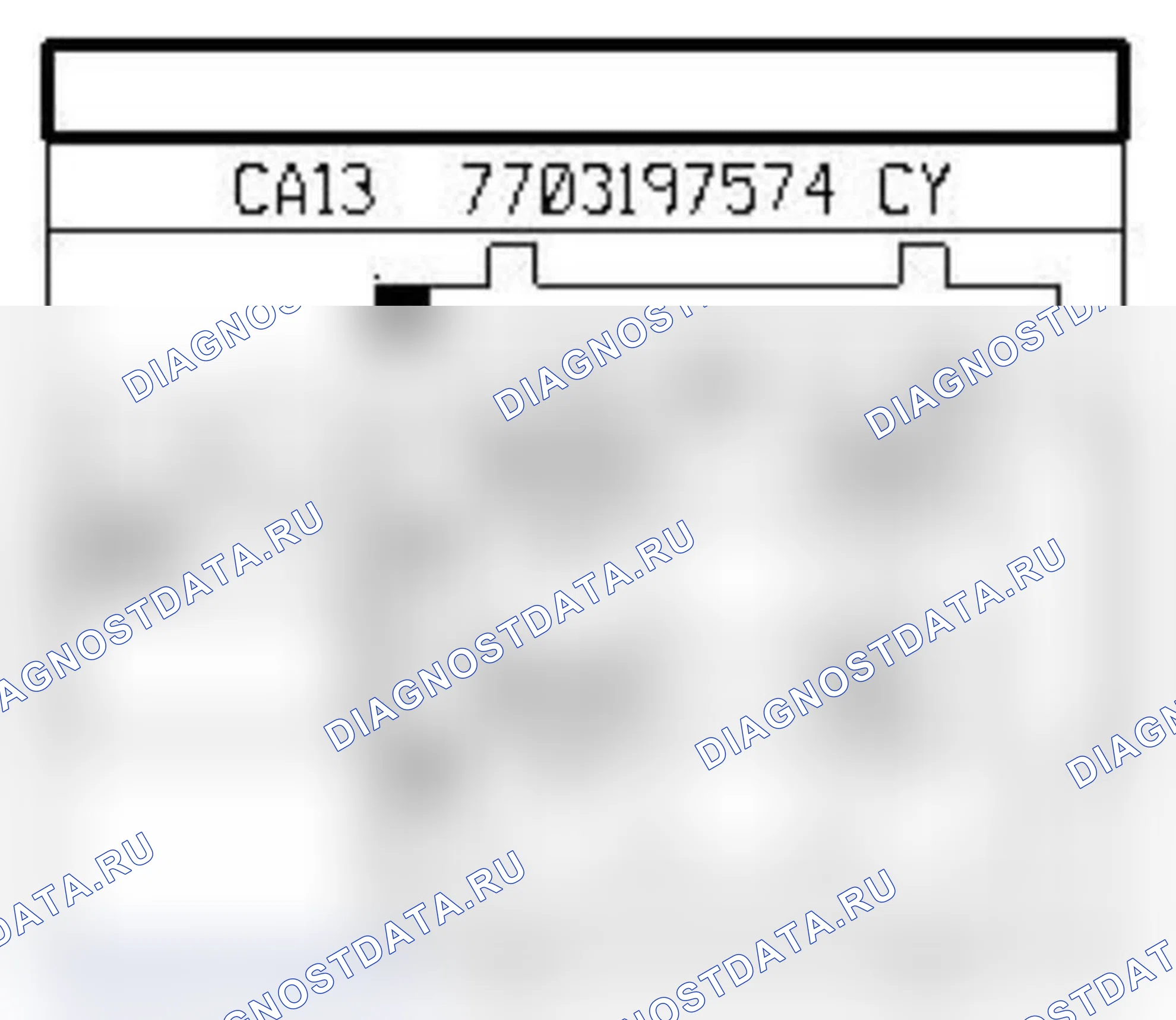Распиновка разъёма 160 — Выкл. стоп-сигнала. Renault Clio II