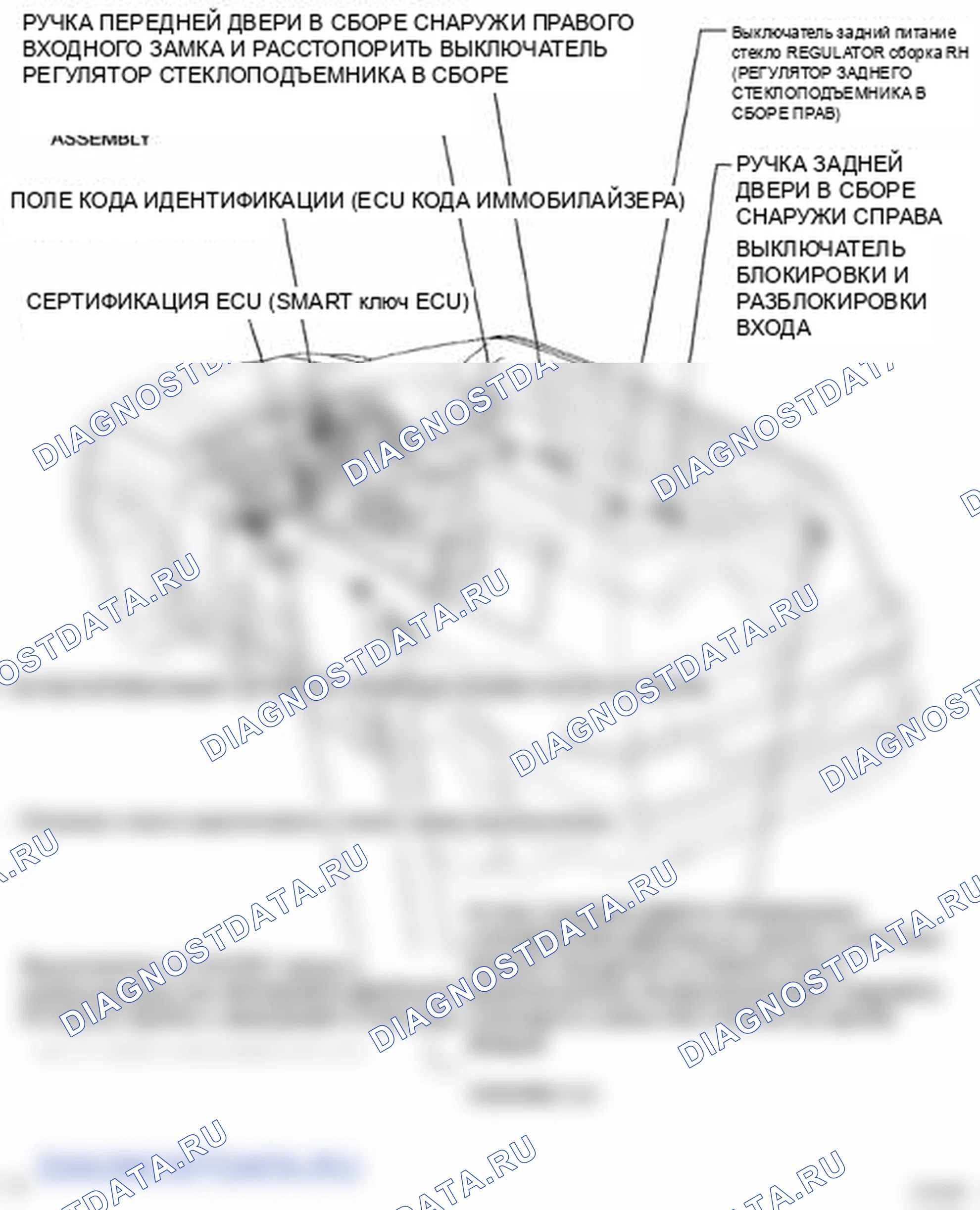 Рис. 164: РАСПОЛОЖЕНИЕ ДЕТАЛЕЙ. Toyota Land Cruiser 200