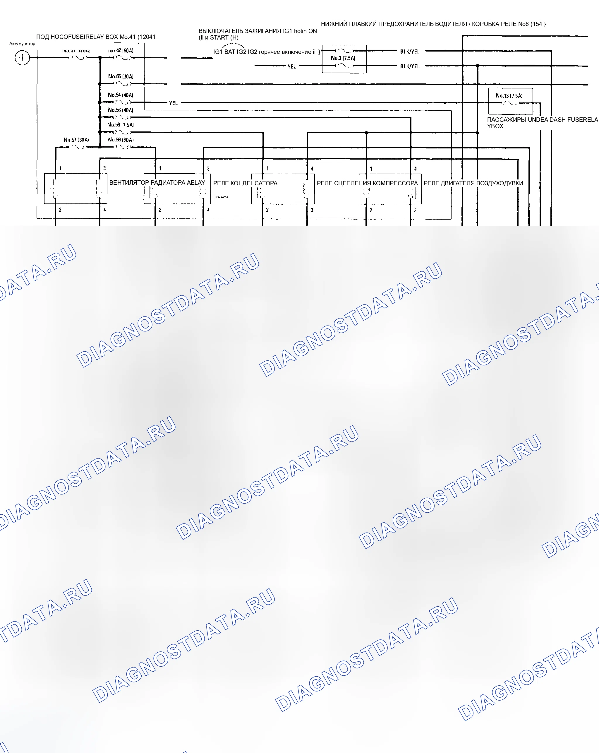 Рис. 8: Принципиальная схема. Honda Pilot I