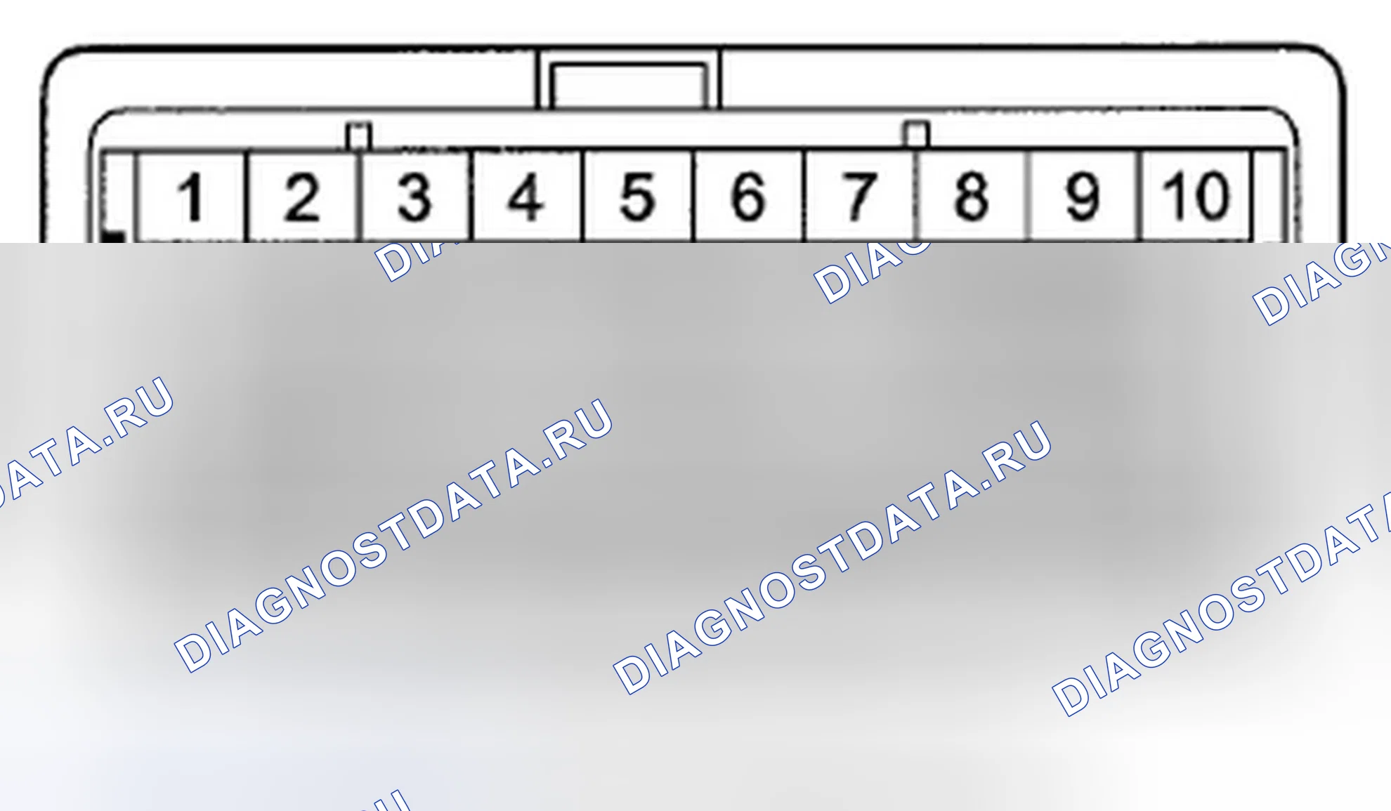 Рис. 480: Входы и выходы системы управления PCMA / T на разъеме блок управления силовым агрегатом (PCM) (блок управления силовым агрегатом) C o (49P). Honda Crosstour I