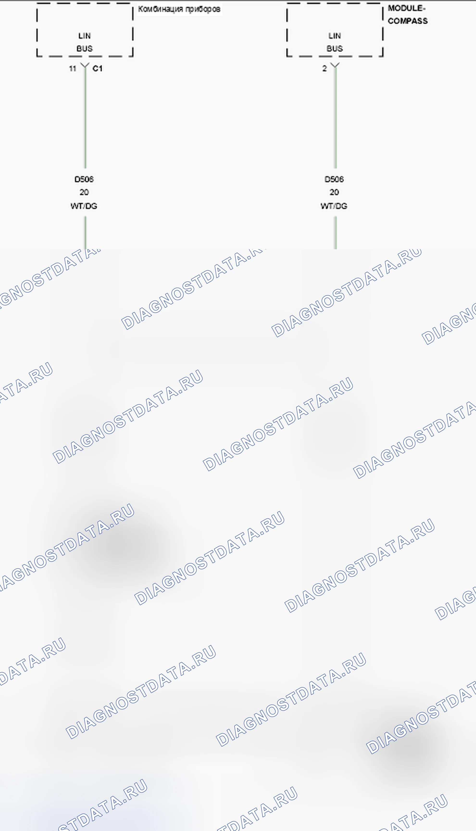 Рис. 509: Шина U1008-LIN 1. Dodge Grand Caravan V