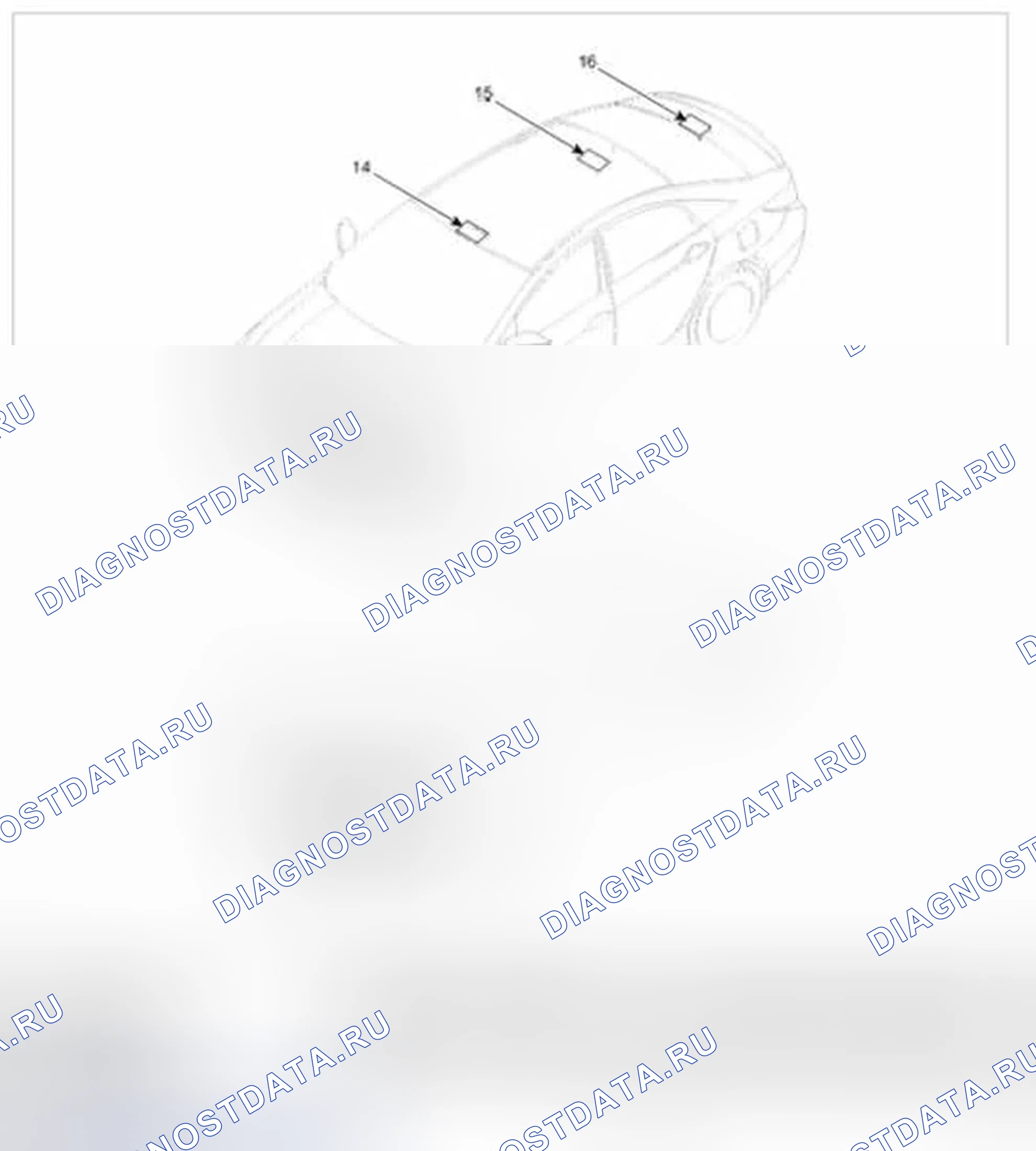 Рис. 1: РАСПОЛОЖЕНИЕ КОМПОНЕНТОВ. Hyundai Sonata VI