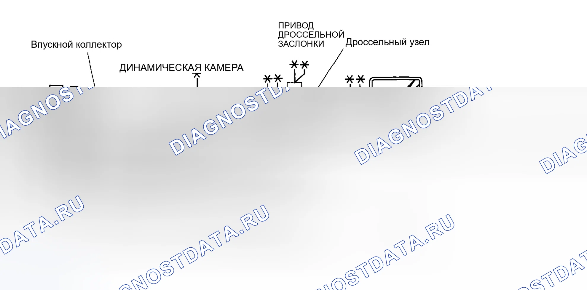 Рис. 143: СХЕМА СИСТЕМЫ ЗАБОРА ВОЗДУХА [Lf]. Mazda MX-5 NC рестайлинг