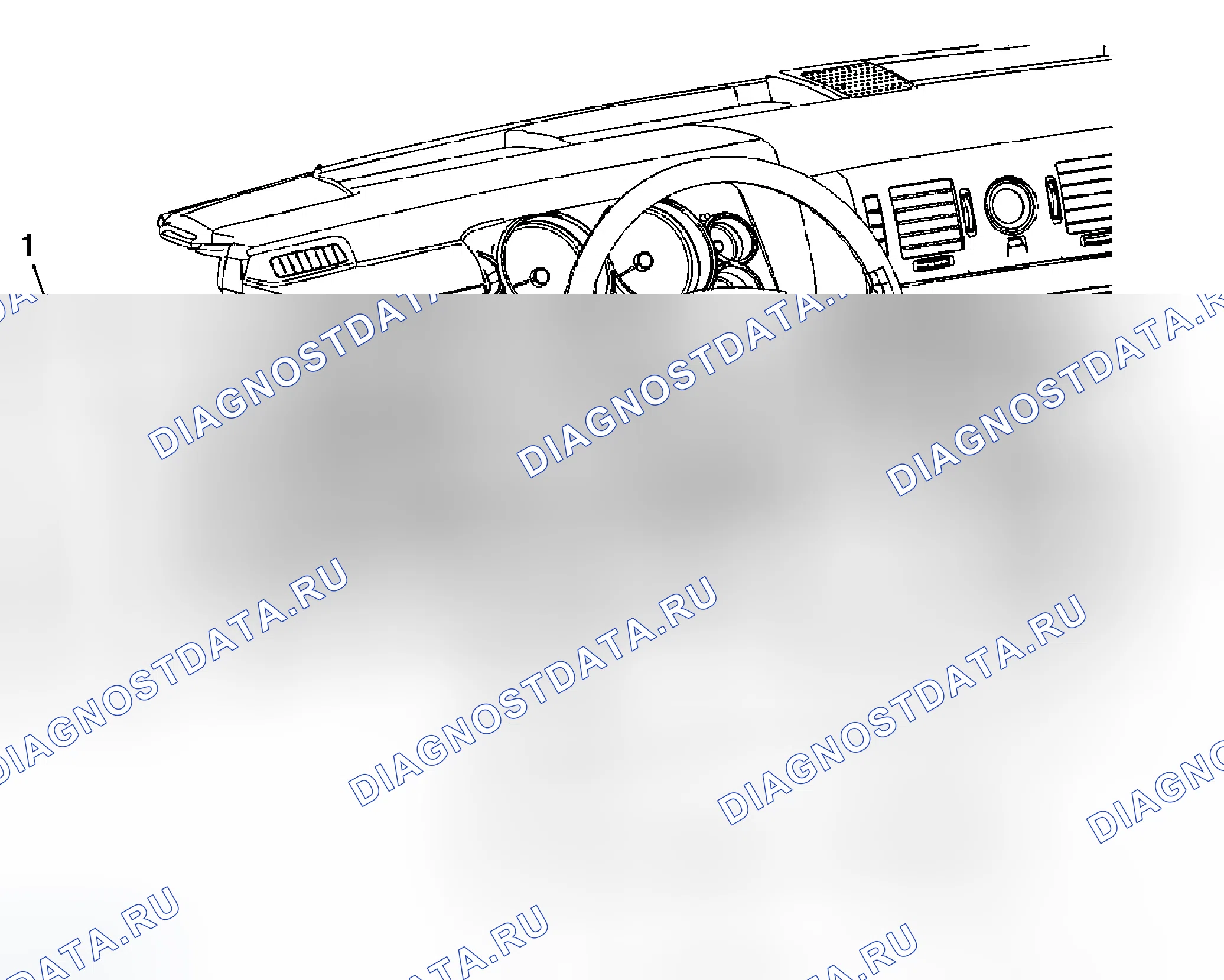 Рис. 2: Замена коленного буфера водителя. Hummer H2 I рестайлинг