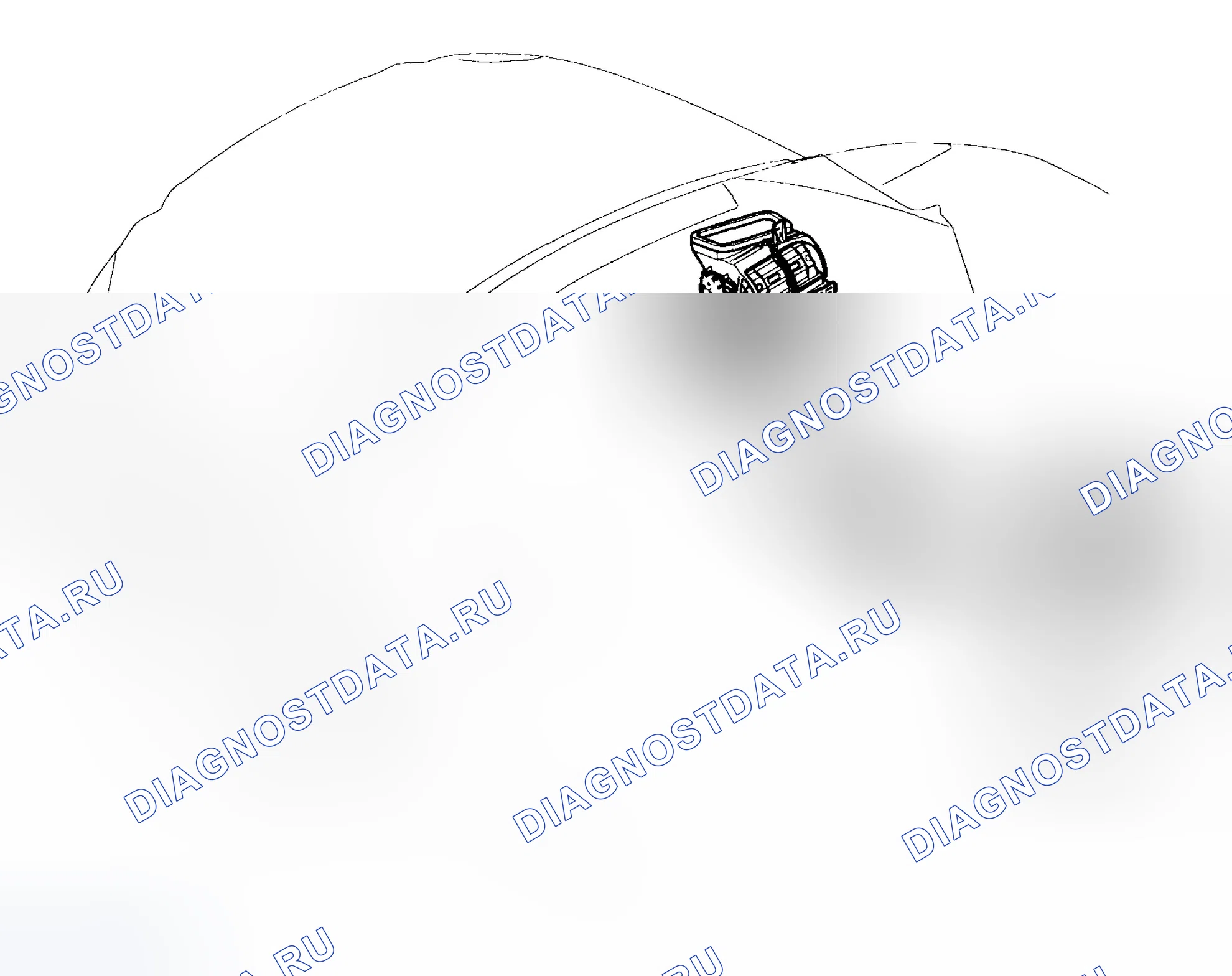 Рис. 10: РАСПОЛОЖЕНИЕ КОМПОНЕНТОВ. Hyundai Tucson I