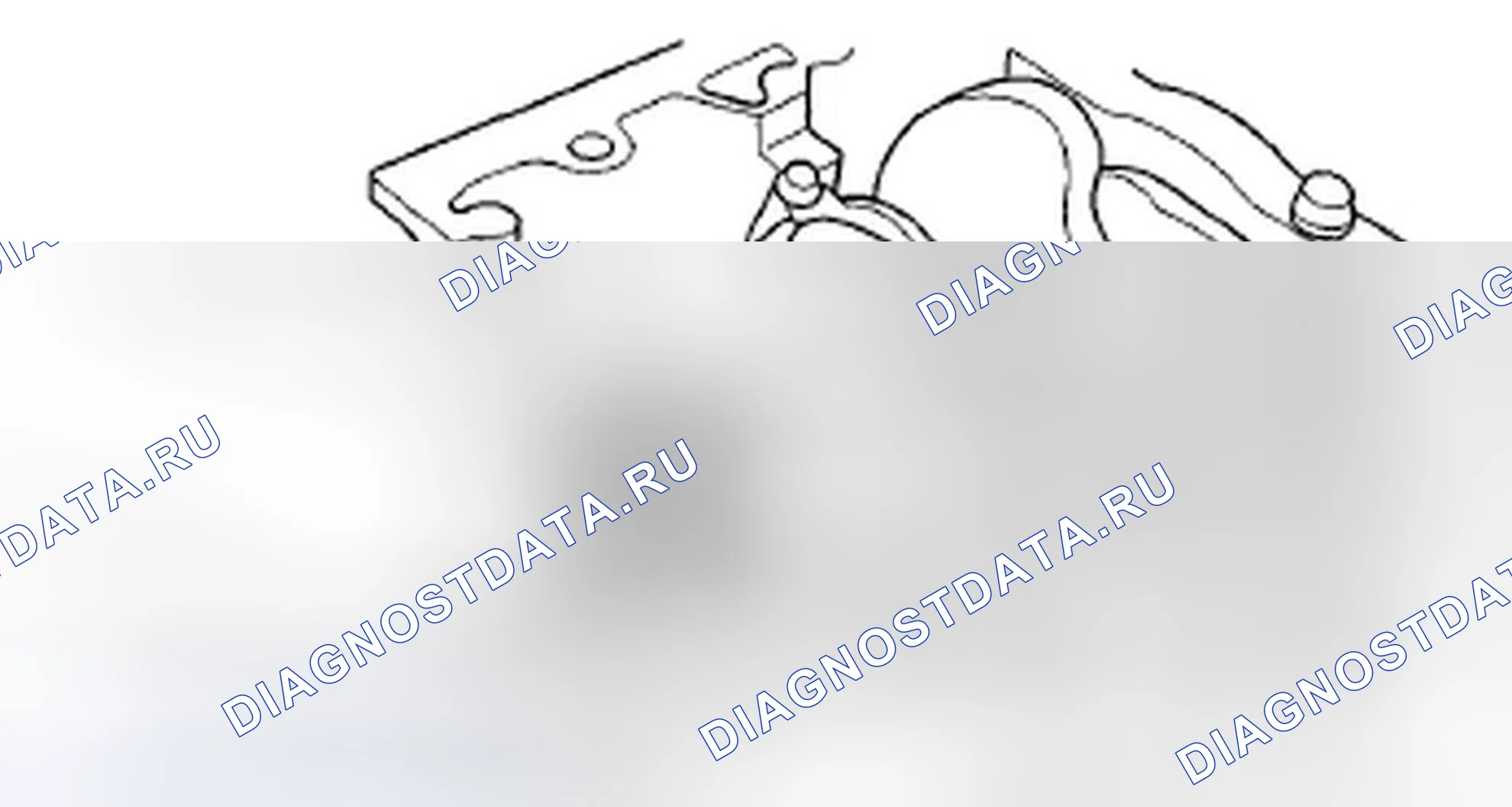 Рис. 278: Контроль зазора между основными подшипниками. Acura TSX II