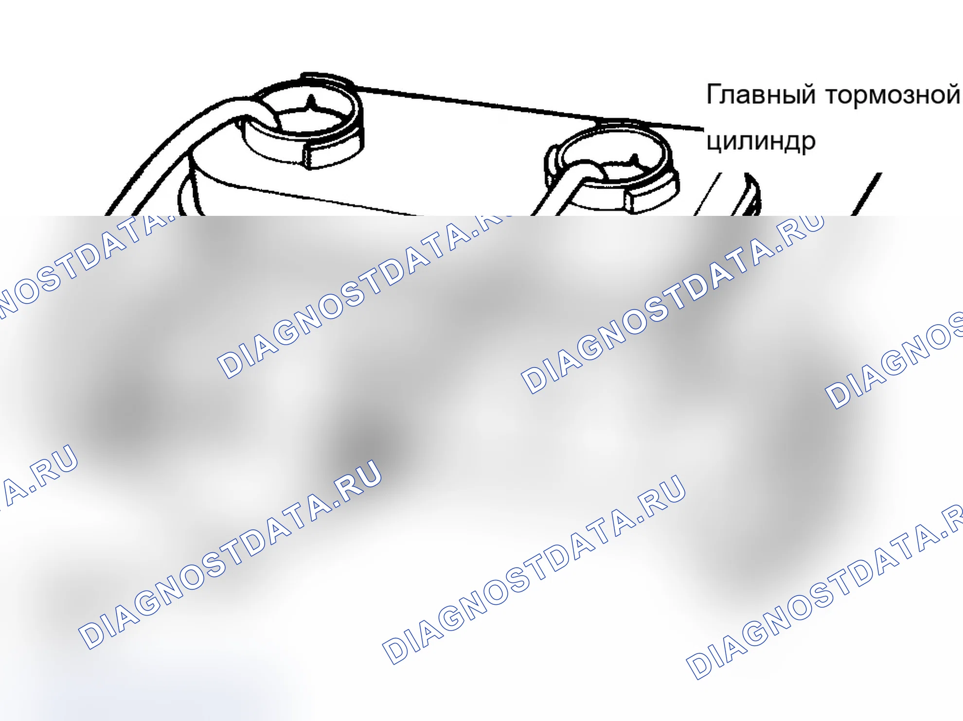 Рис. 1: ГЛАВНЫЙ ЦИЛИНДР (СТЕНДОВОЕ СТРАВЛИВАНИЕ). Dodge Ramcharger AW150 