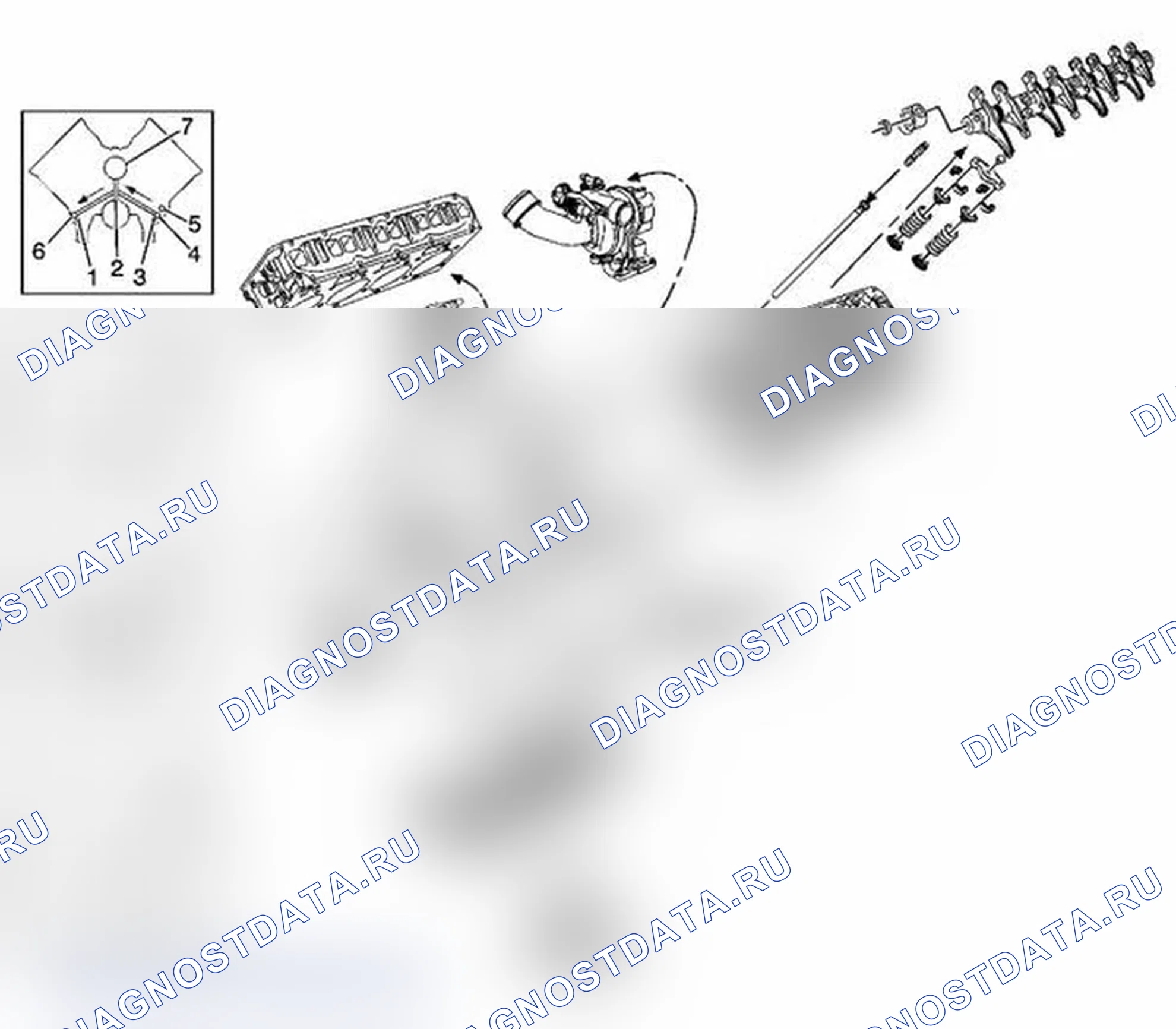 Рис. 130: Схема потока смазки. Chevrolet Cab & Chassis Silverado 3500 