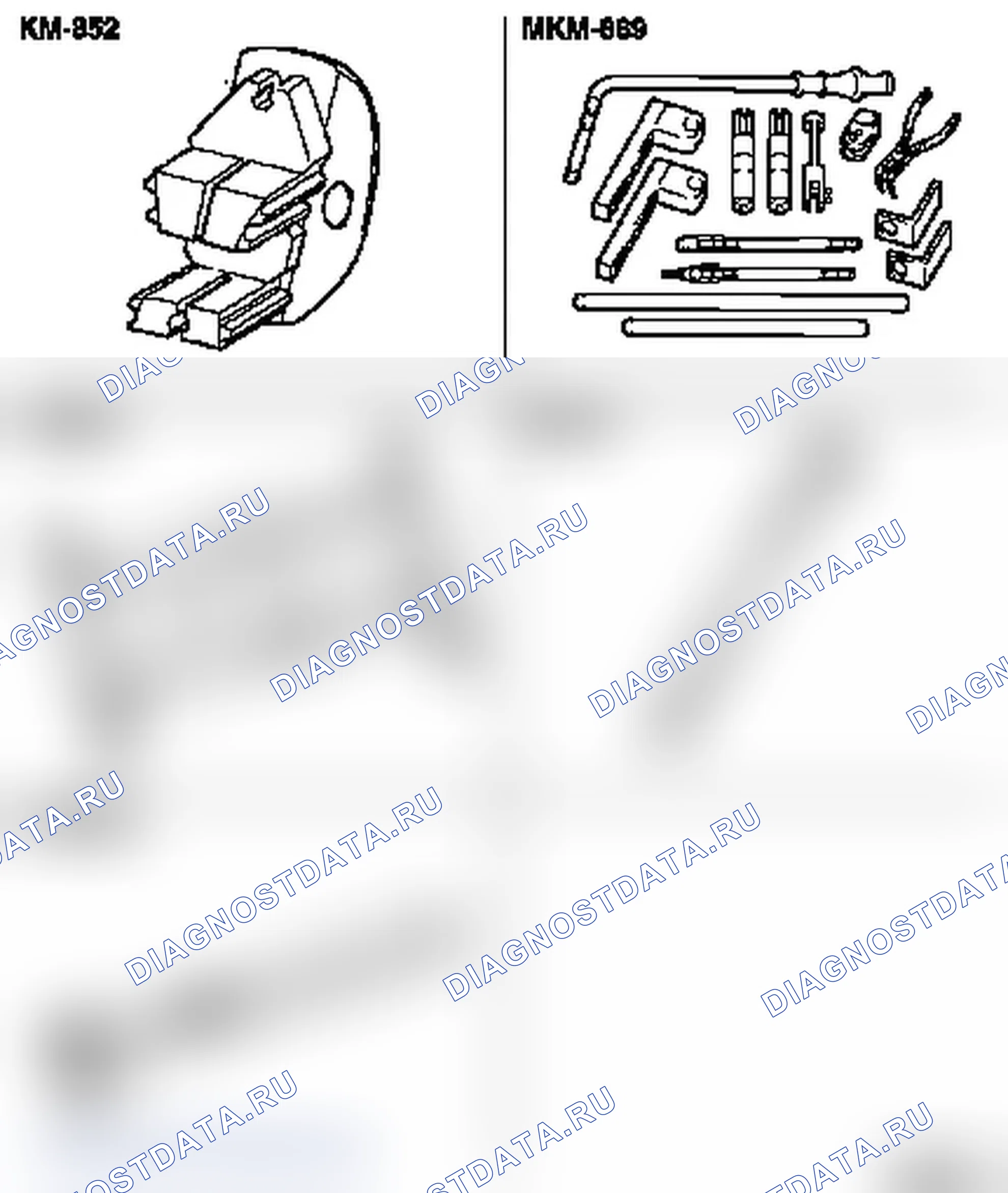 Специальные инструменты (DOHC-I). Opel Zafira A рестайлинг