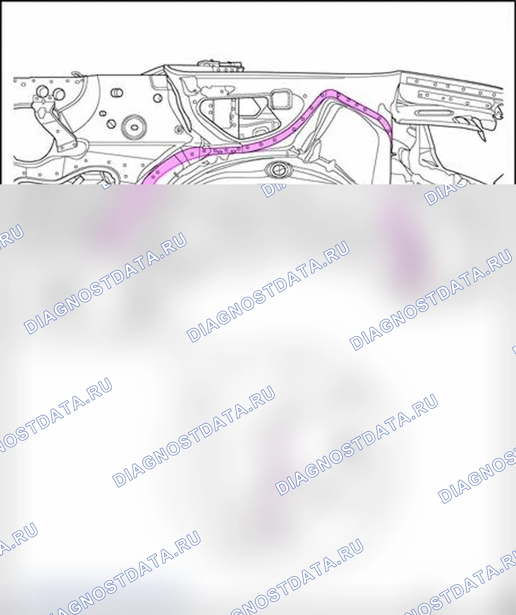 Рис. 85: Места резки. Audi S4 B8