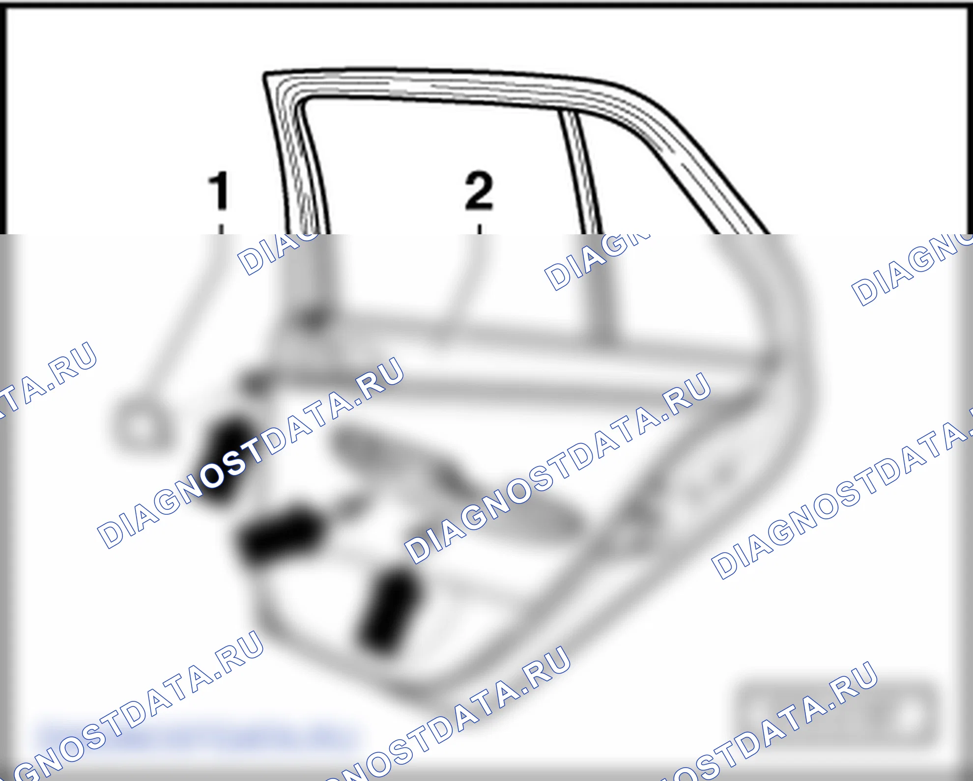 Молдинги дверей. Skoda Fabia I