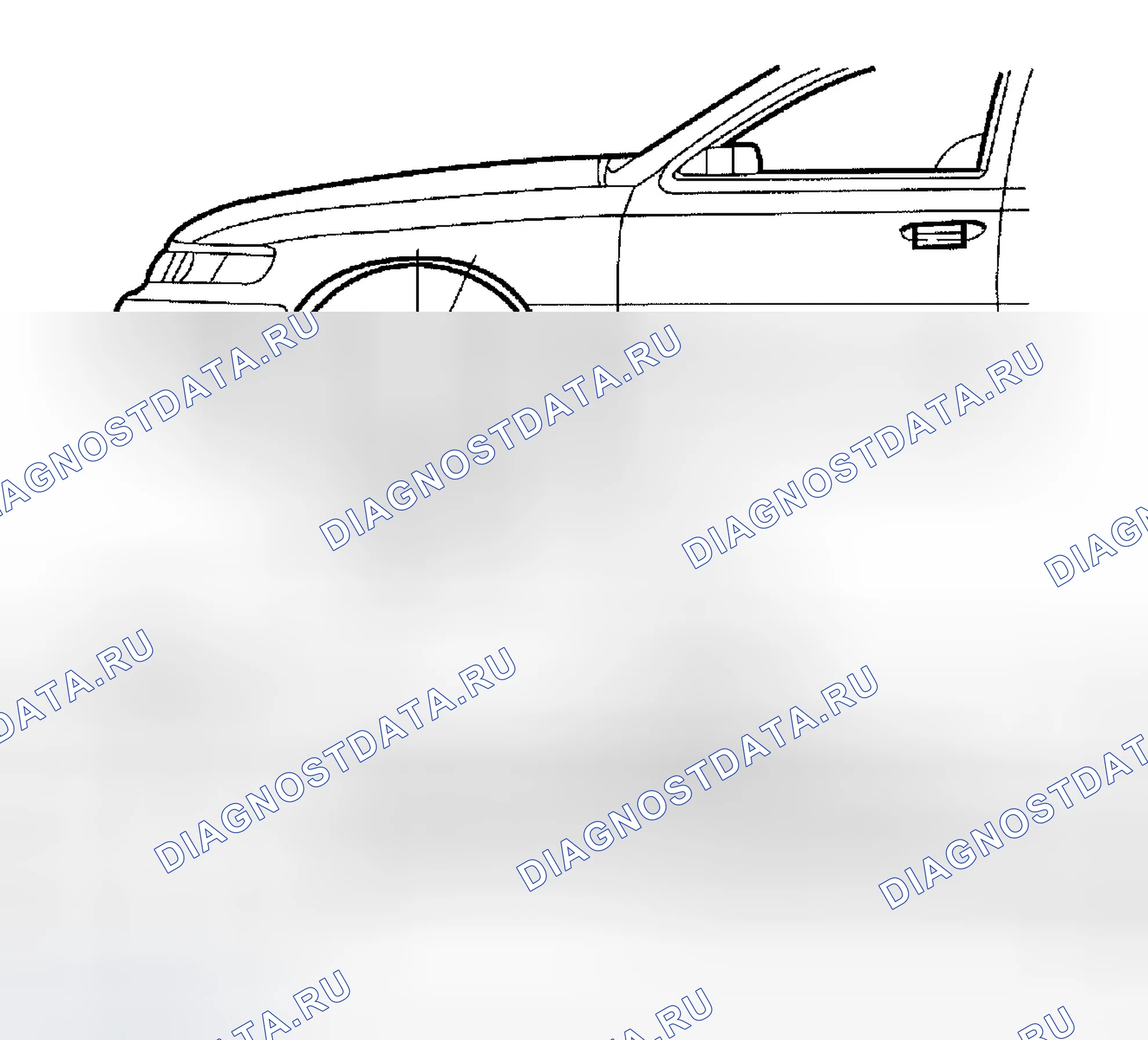 Рис. 16: Литник. Ford Taurus IV рестайлинг
