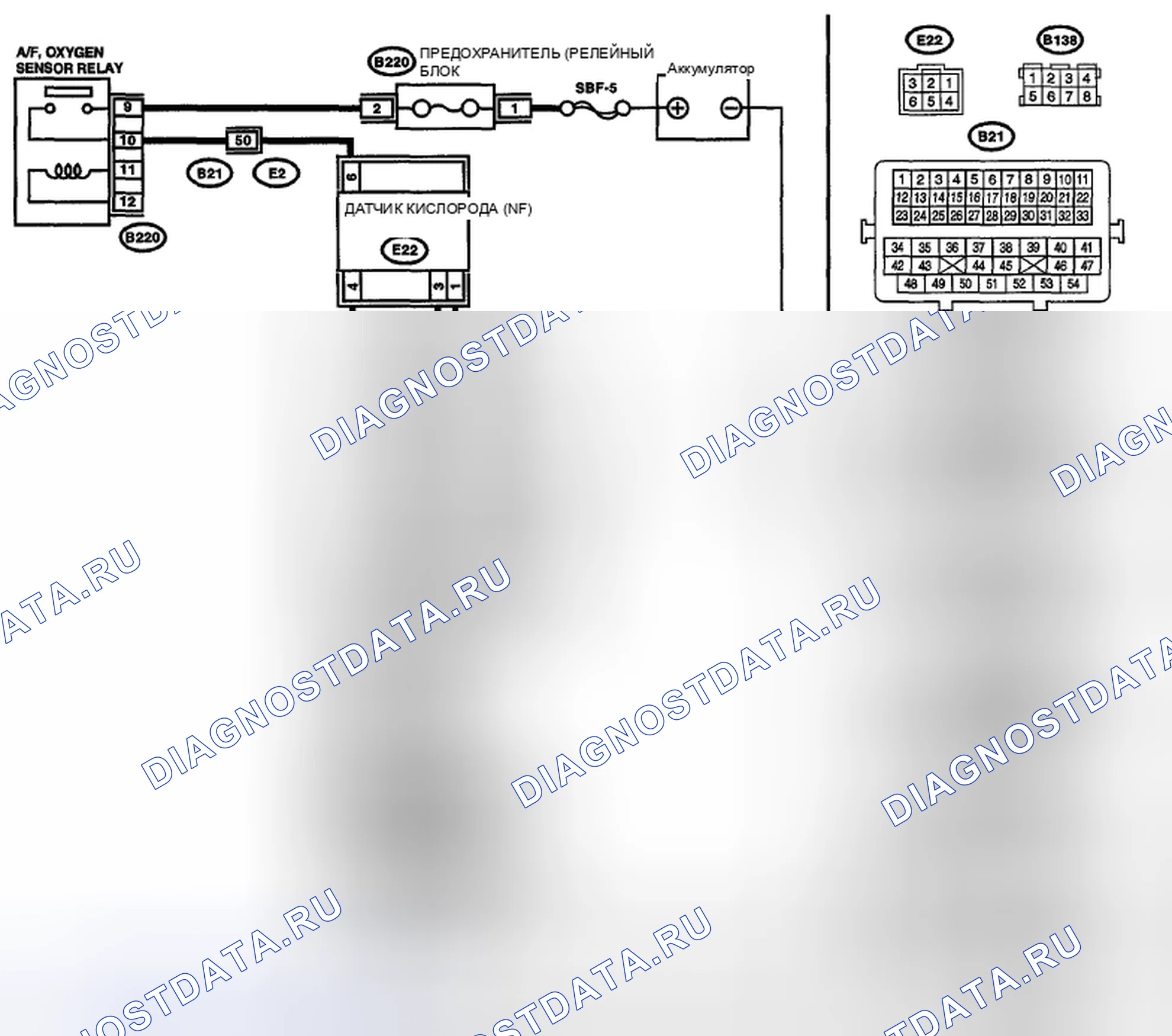 Рис. 119: электросхема. Subaru Impreza WRX STI GR