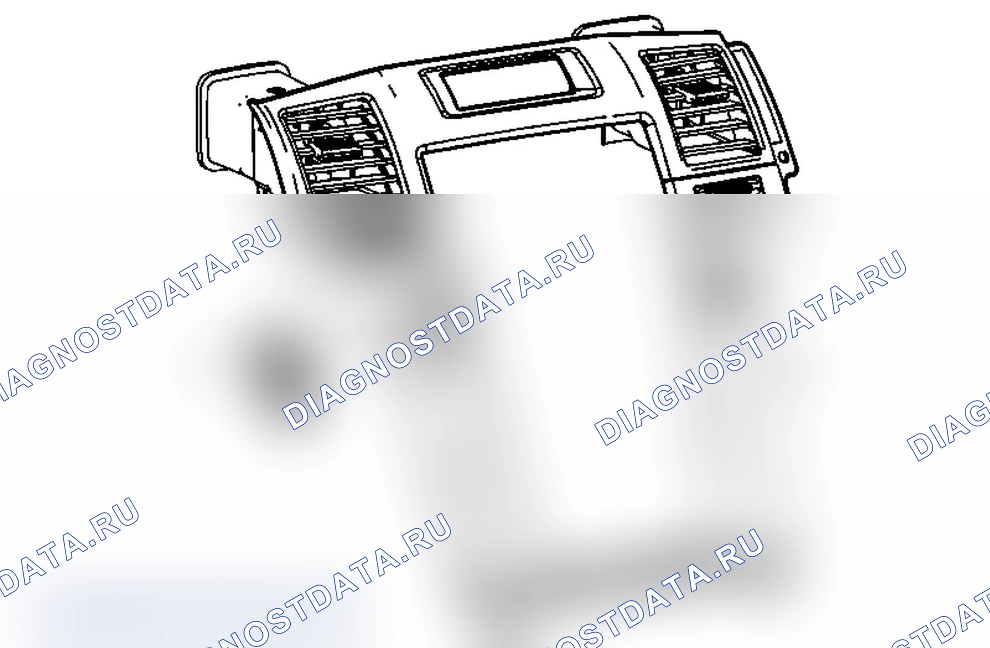 Рис. 13: Замена переключателя дисплея информации о водителе (Cadillac). Chevrolet Tahoe III