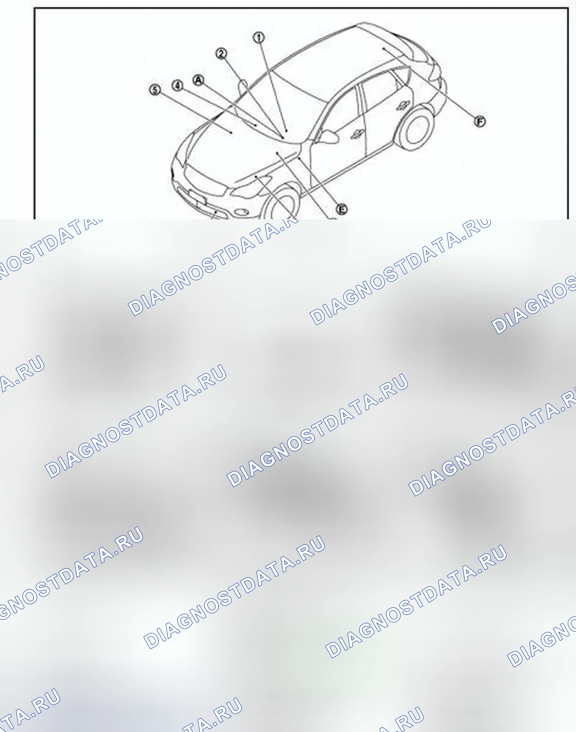 Рис. 9: Расположение компонентов. Infiniti EX35 I