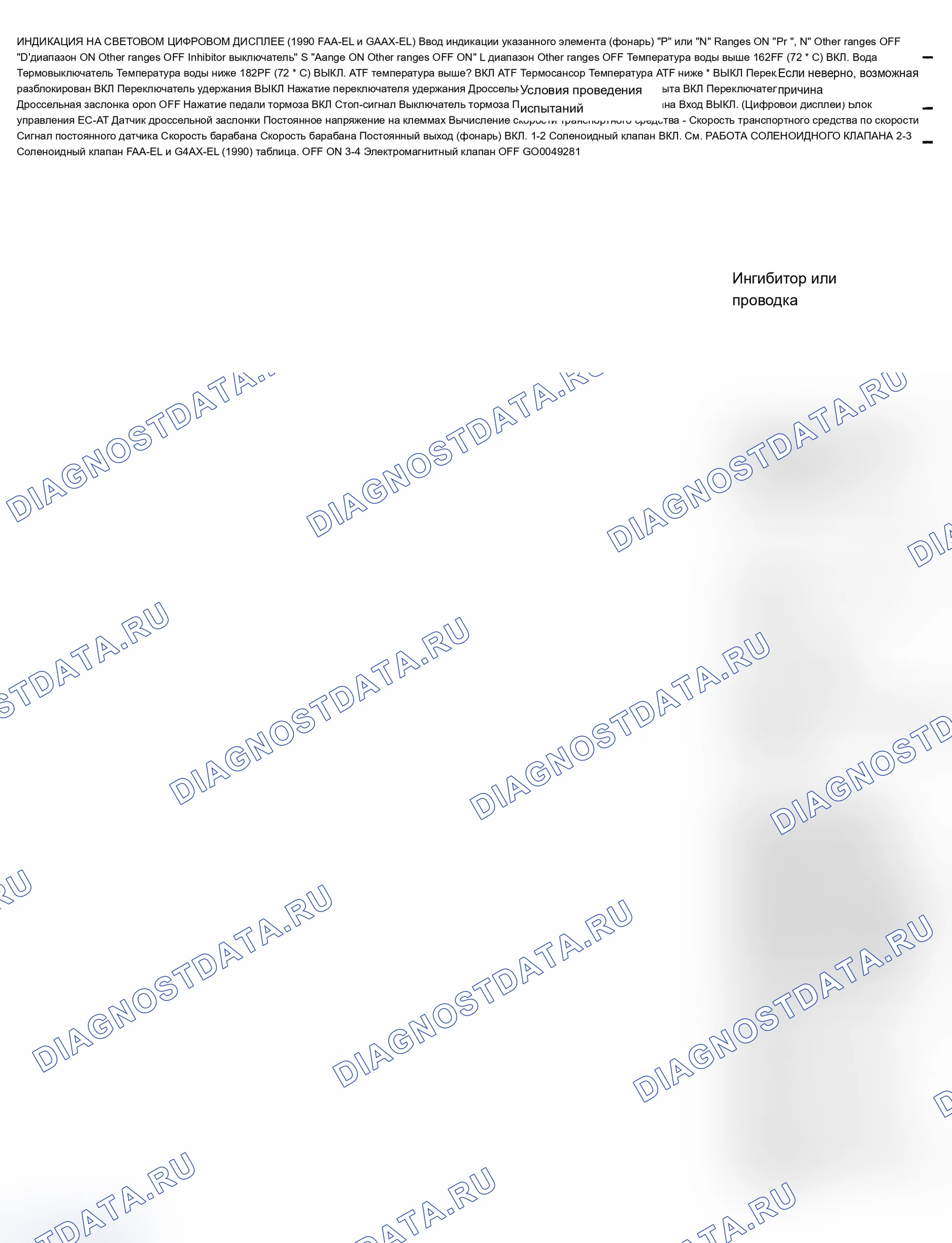 Рис. 122: СВЕТОВАЯ И ЦИФРОВАЯ ИНДИКАЦИЯ. Mazda MX-6 V