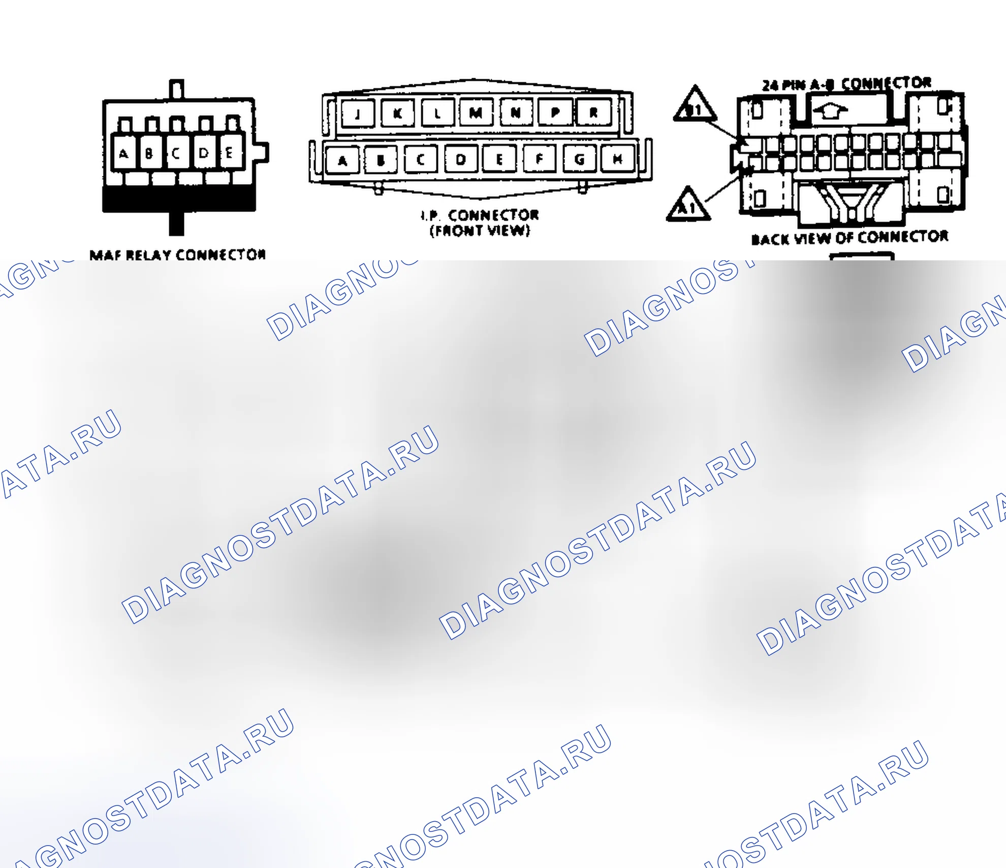 Рис. 371: Схема кода 33, высокое напряжение сигнала массовый расход воздуха. Pontiac 6000 I