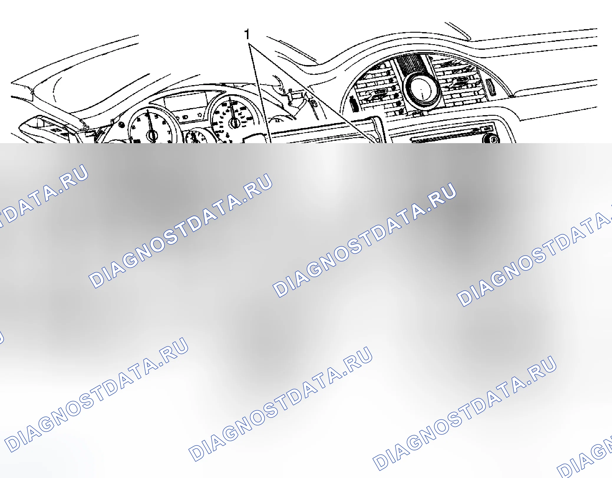 Рис. 121: Замена крышки корпуса рулевой колонки (анклав). Chevrolet Traverse I