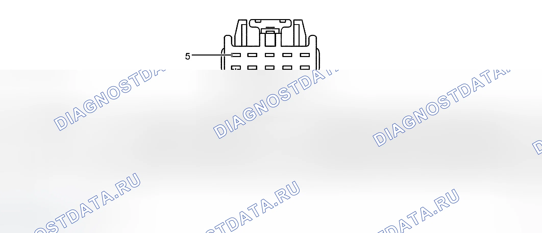 Рис. 126: Переключатель фар C205a - поздняя сборка. Ford Pickup F350 Super Duty 