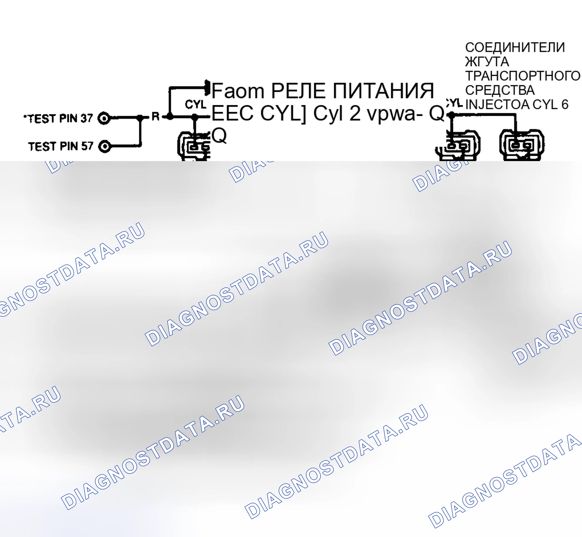 Рис. 40: Схема испытаний (H6-4.9L). Ford Cab & Chassis F350 