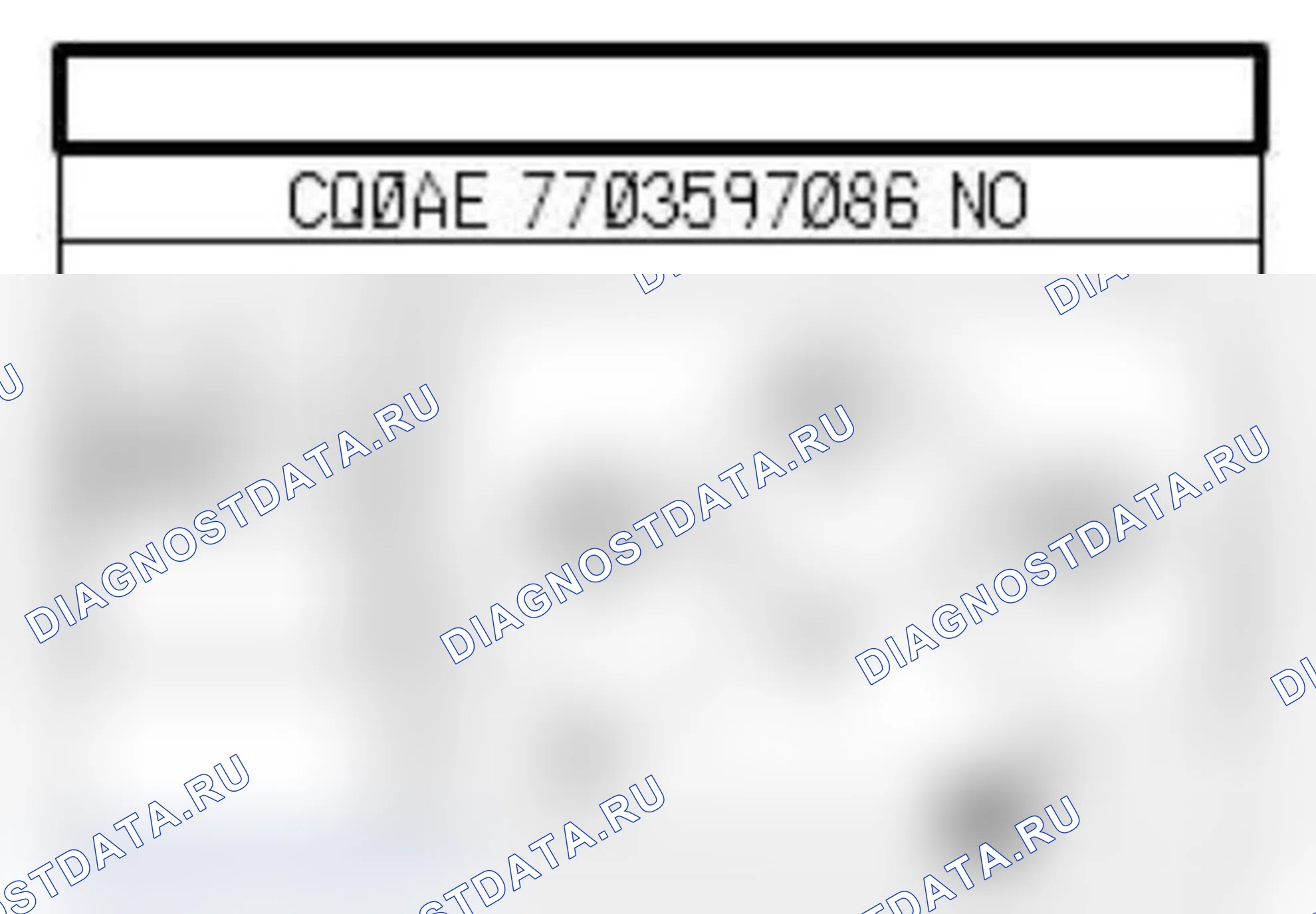 Распиновка разъёма 1299 — Передний датчик давления турбины турбокомпрессора. Renault Megane III