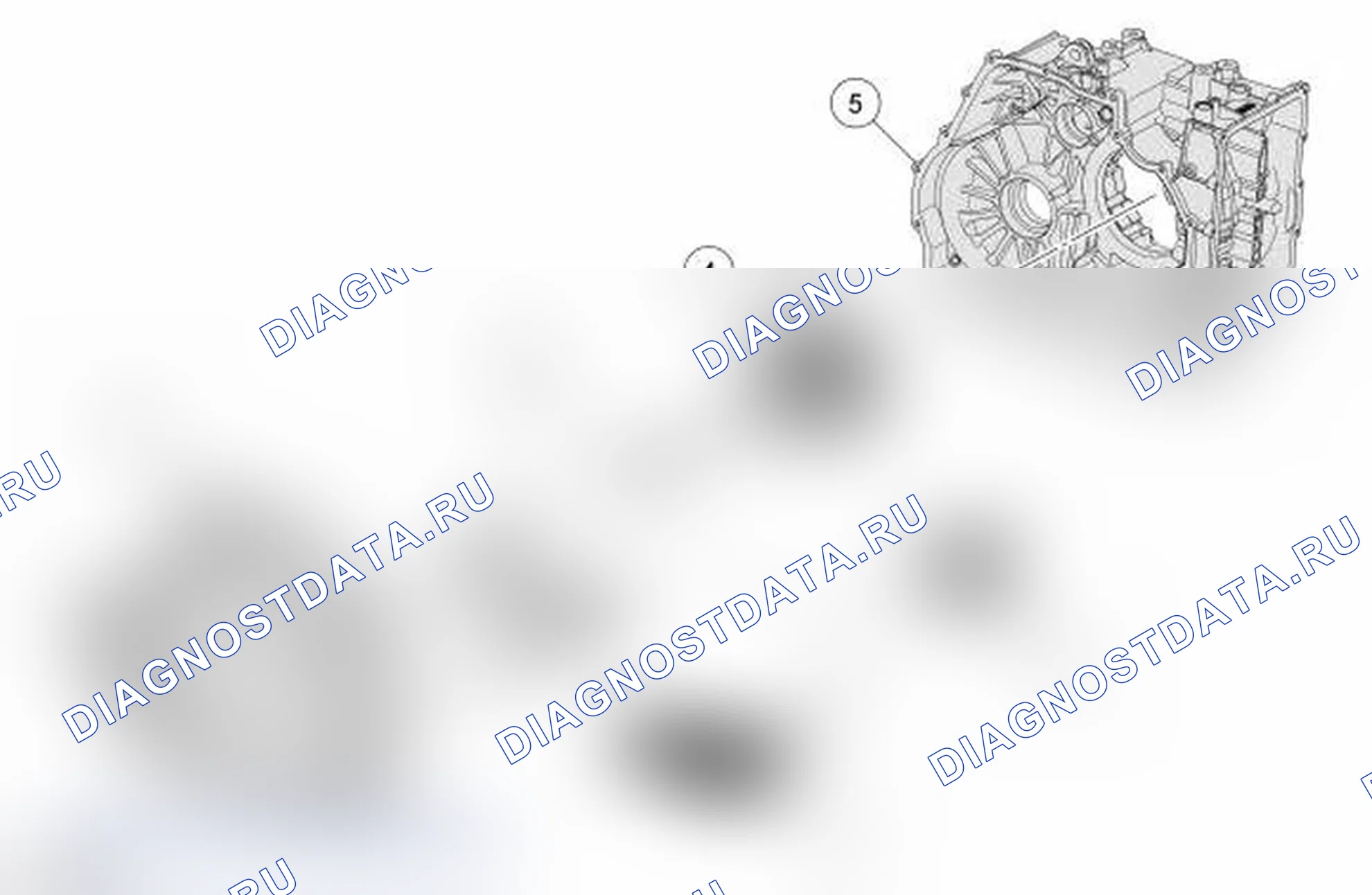Рис. 84: Фильтр трансмиссионной жидкости. Ford Edge I
