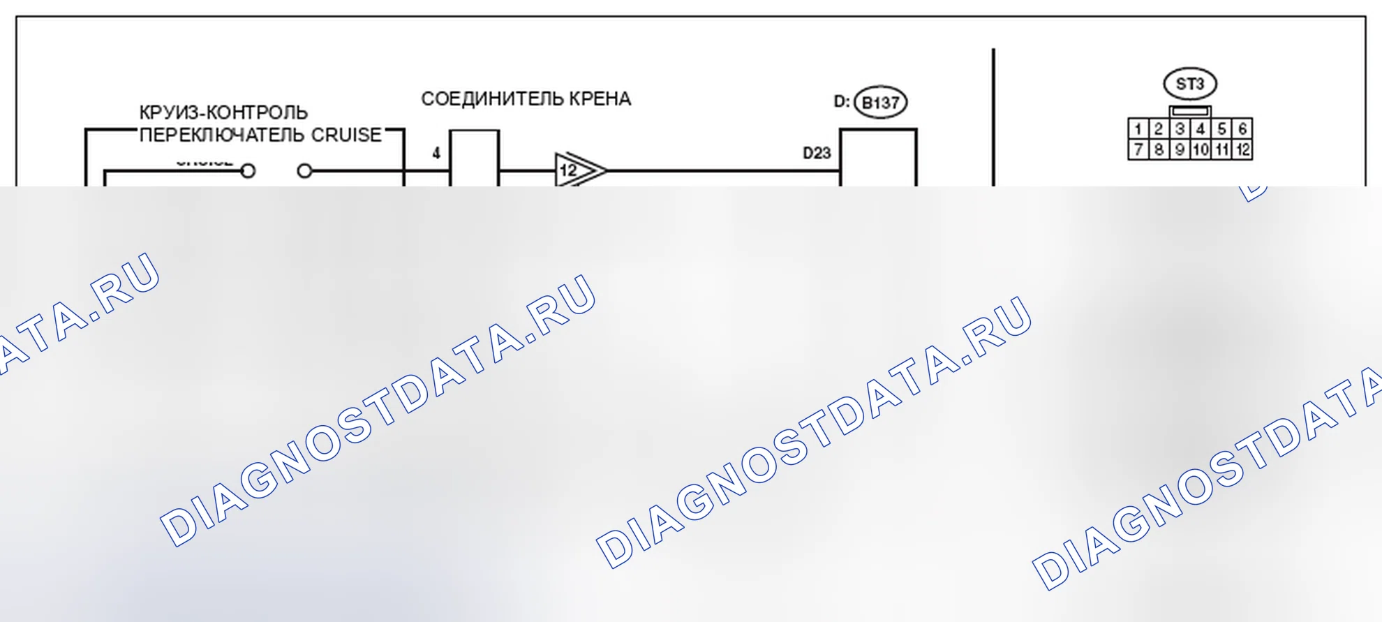 Рис. 6: электросхема. Subaru Forester SJ