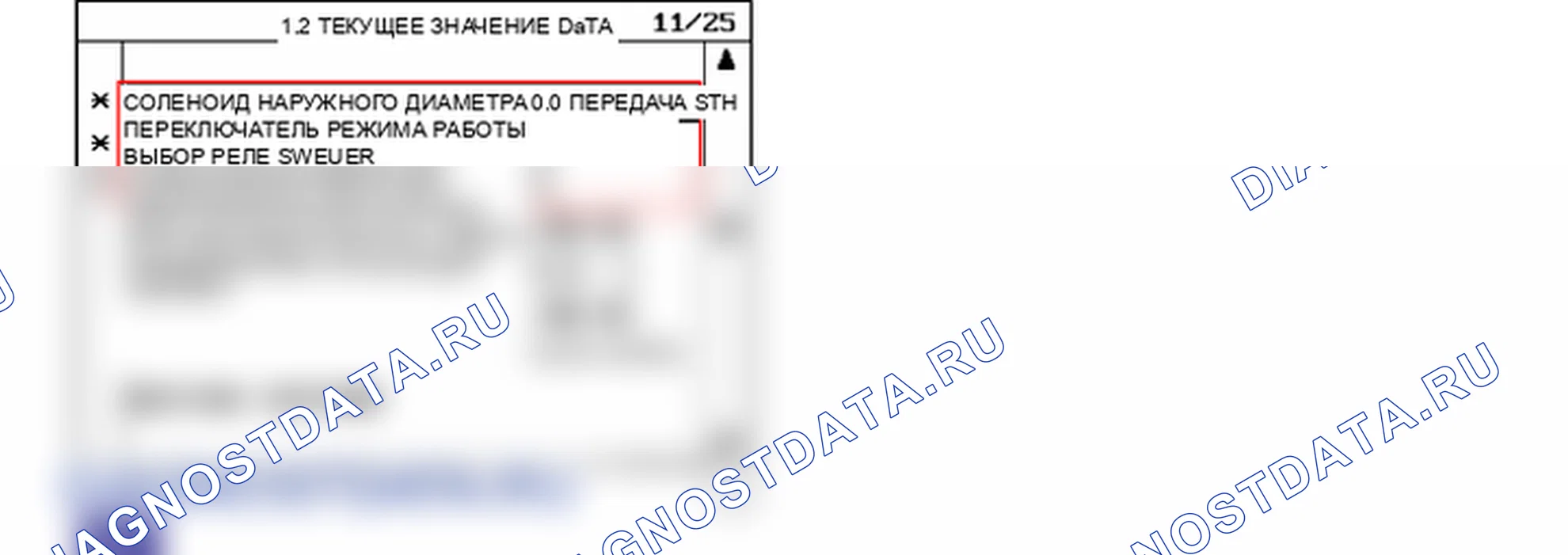 Данные диагностического сканера — P0765. Hyundai Santa Fe CM