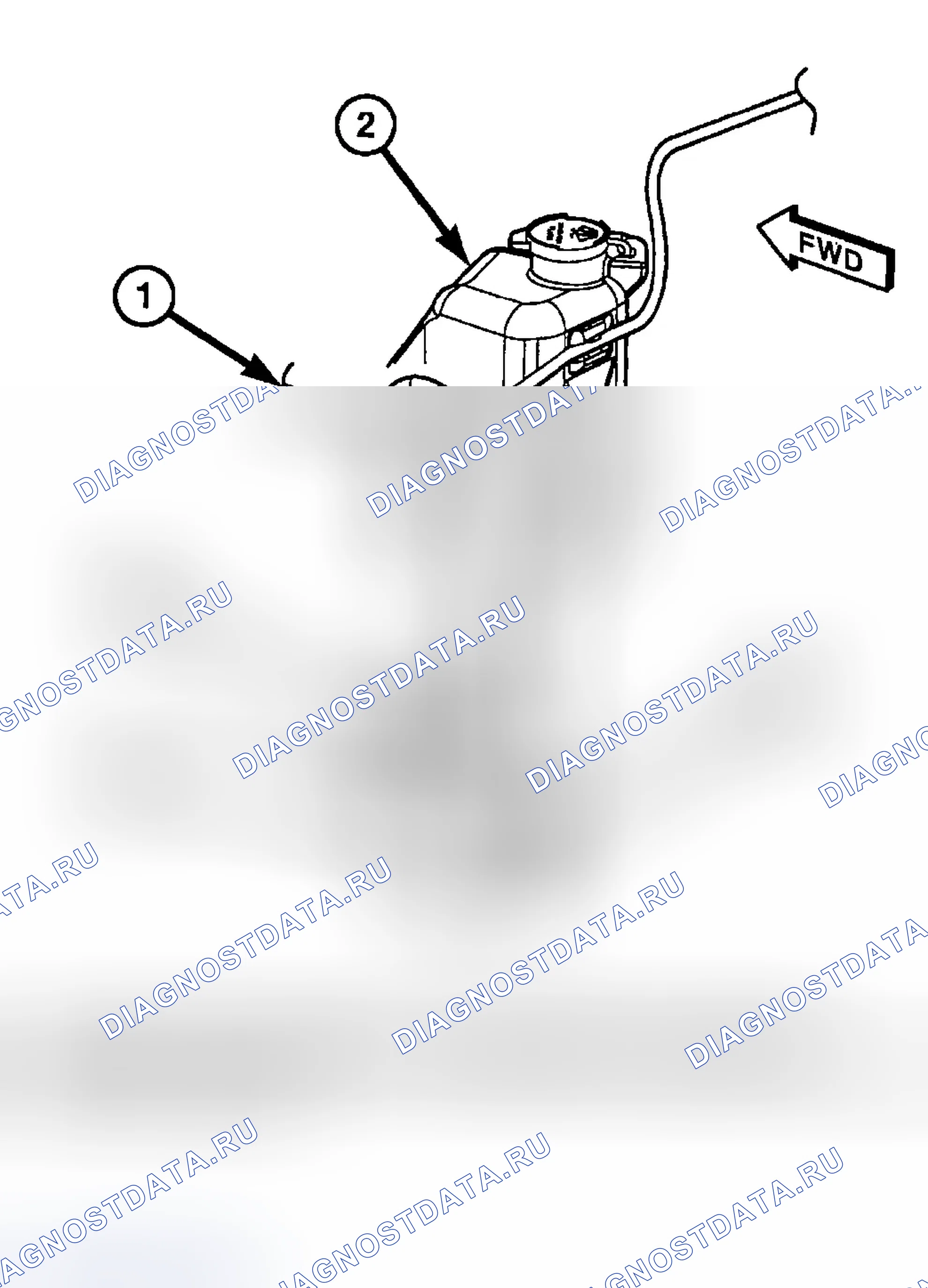 Рис. 9: ДЕМОНТАЖ - ДИЗЕЛЬНЫЙ ДВИГАТЕЛЬ. Dodge Pickup R1500 