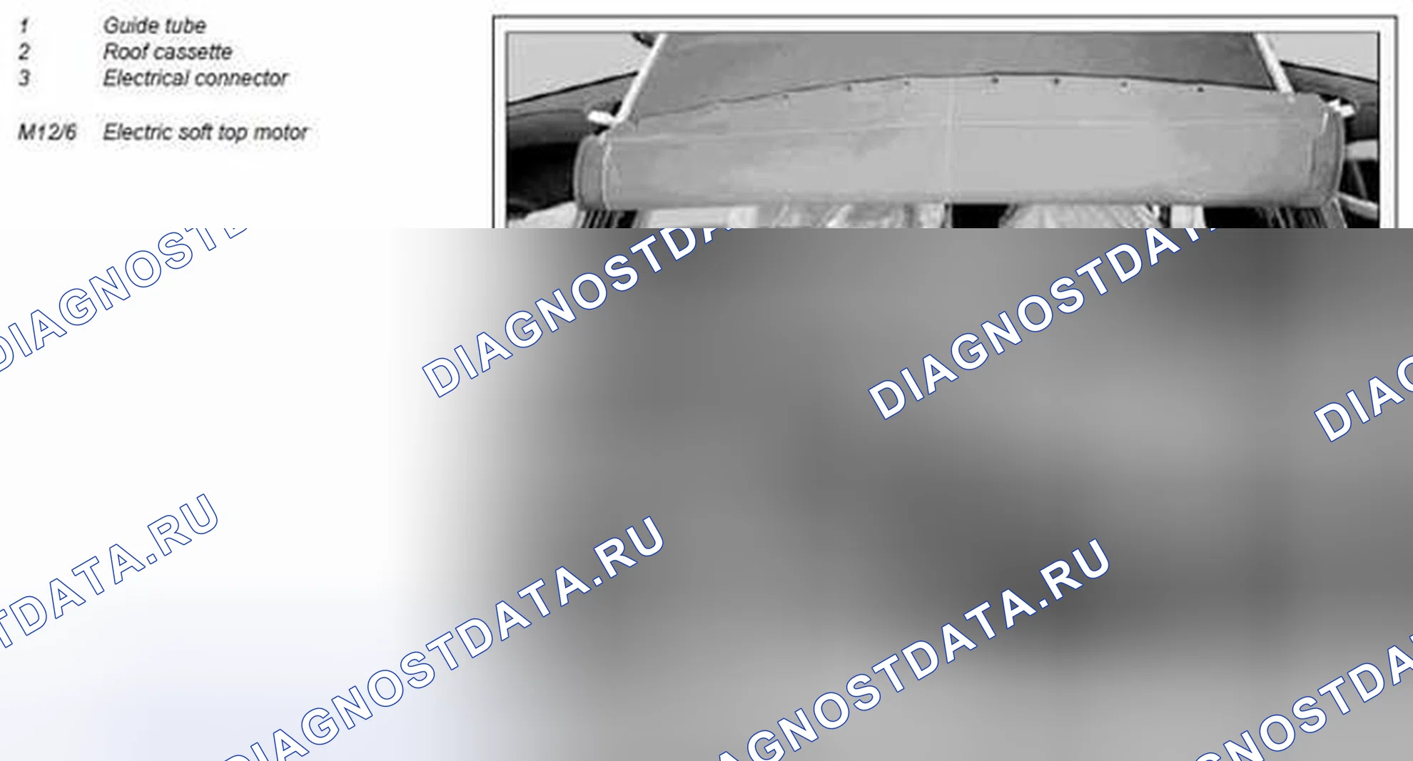 Рис. 83: Демонтаж / монтаж двигателя со складным верхом - AR77.39-P-4000MCU. Kia Soul I