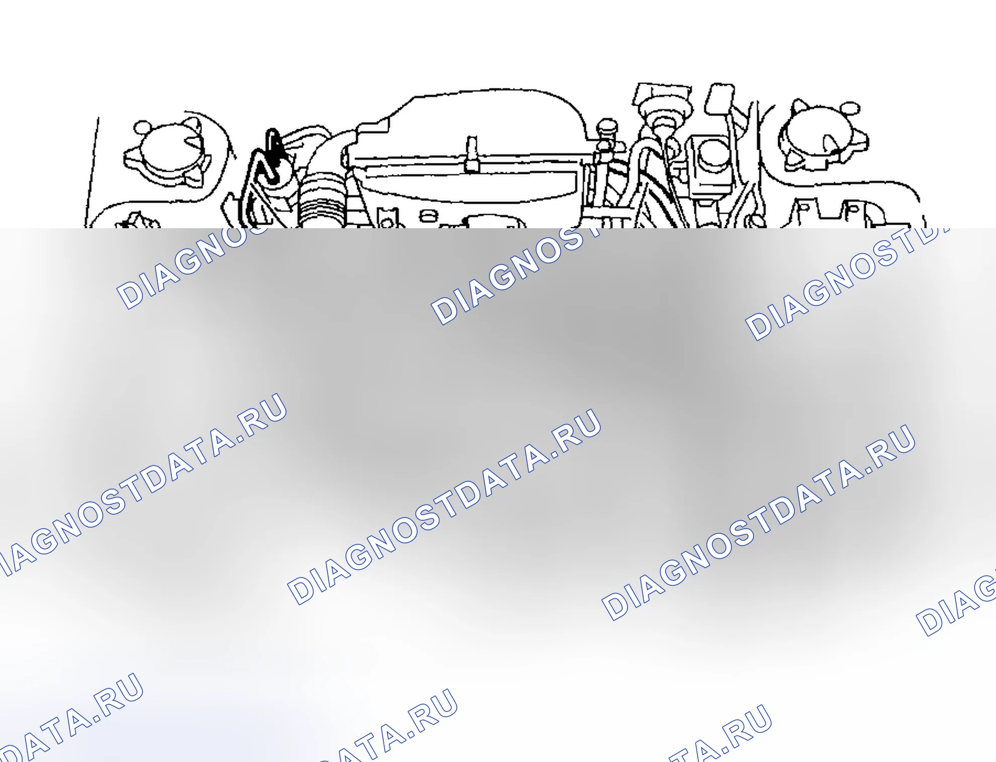 Рис. 57: Проверка контакта для линии хладагента. Subaru Outback BH