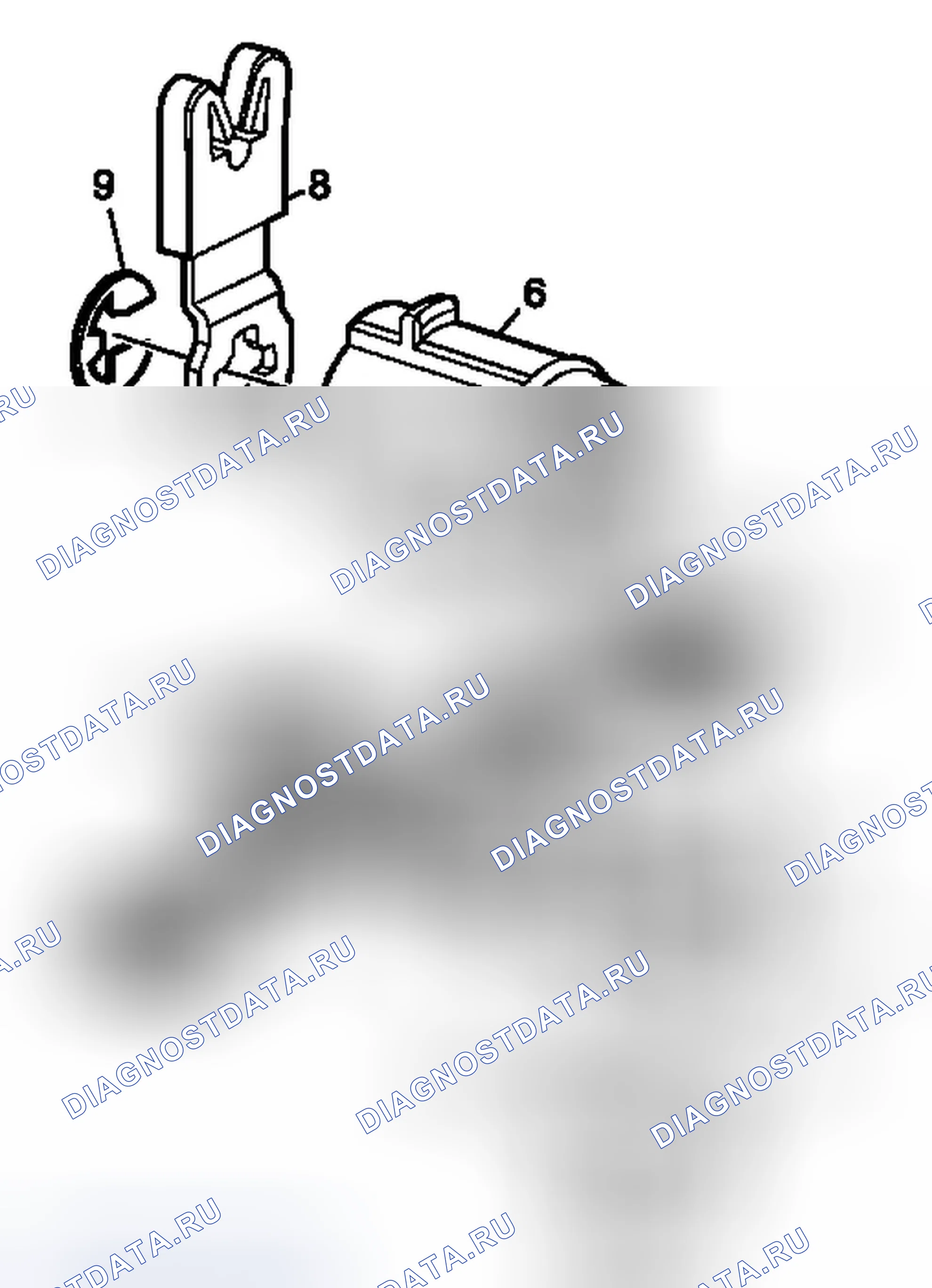 Рис. 6: Кодирование цилиндра замка передней стороны двери. Chevrolet Equinox II