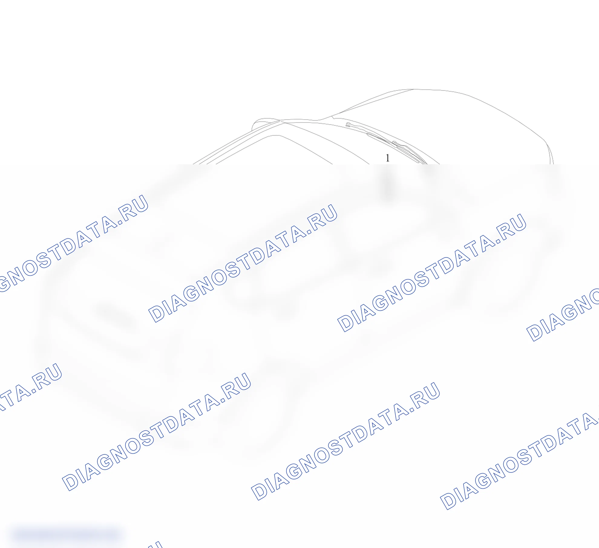 Схема расположения стекла передней двери — Haval H4. Haval H4 I