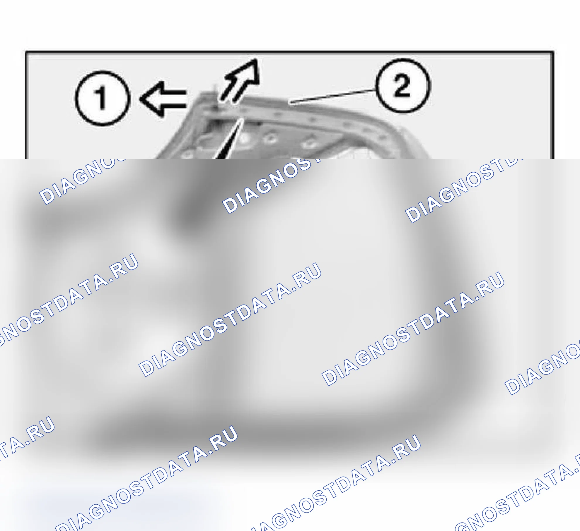Рис. 48: 54 21 020 Замена резинового уплотнения на жестком верху сзади. BMW M3 E46