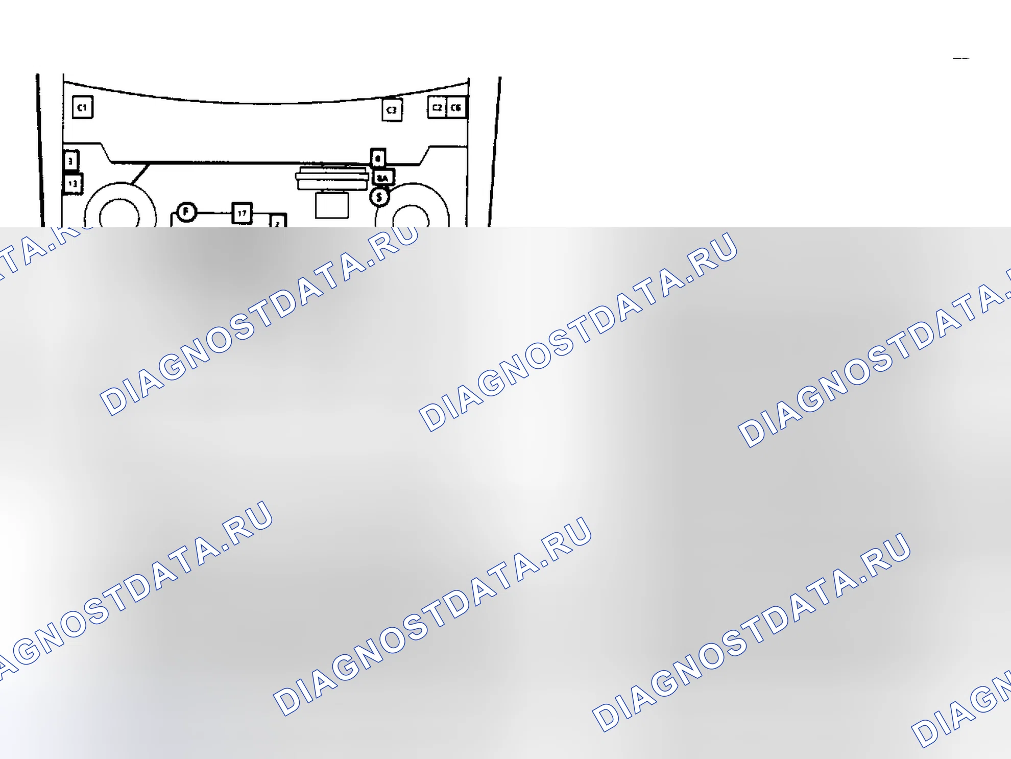 Рис. 564: РАСПОЛОЖЕНИЕ КОМПОНЕНТОВ. Pontiac Grand AM III