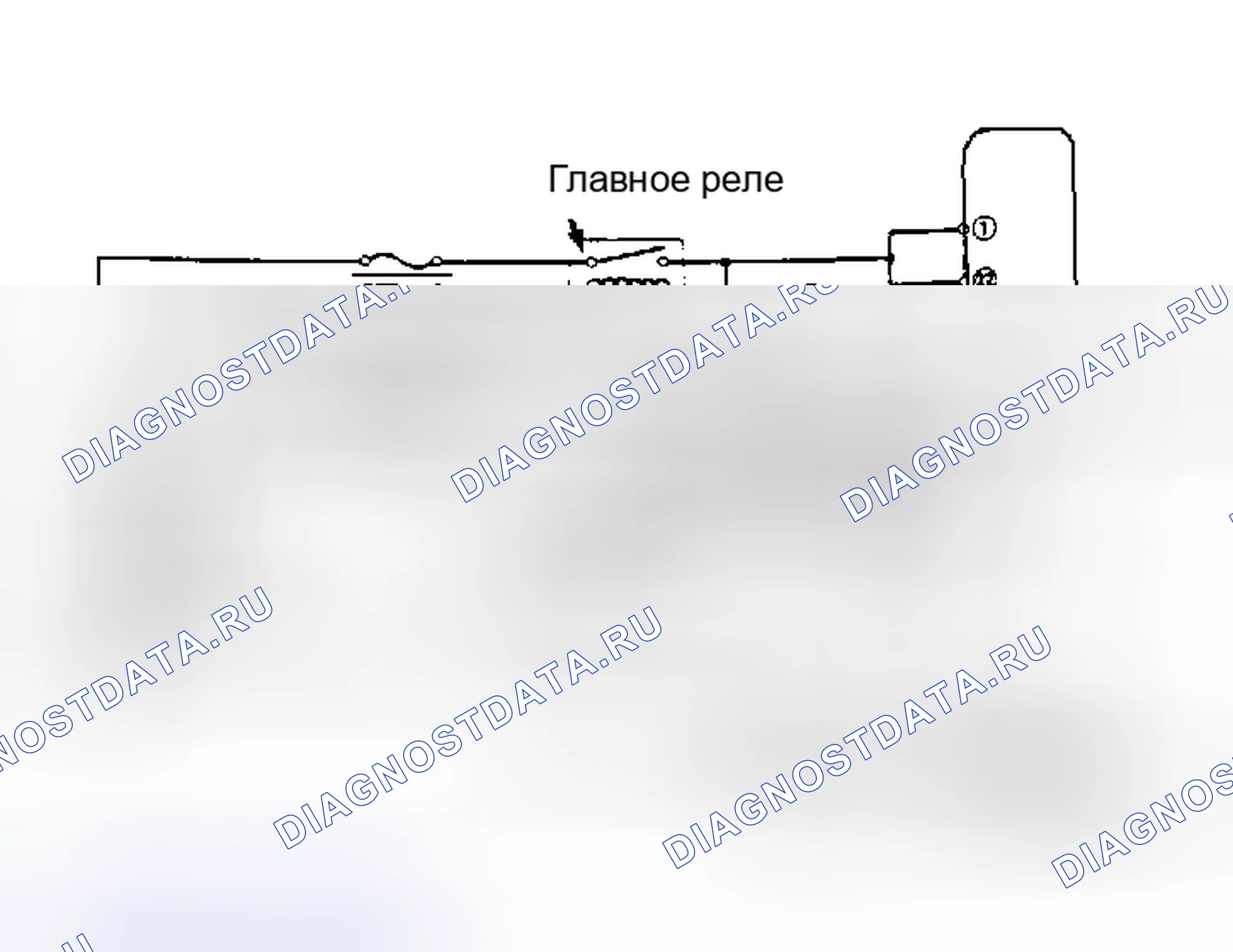 Рис. 4: РЕЛЕ ТОПЛИВНОГО НАСОСА. Daihatsu Rocky I