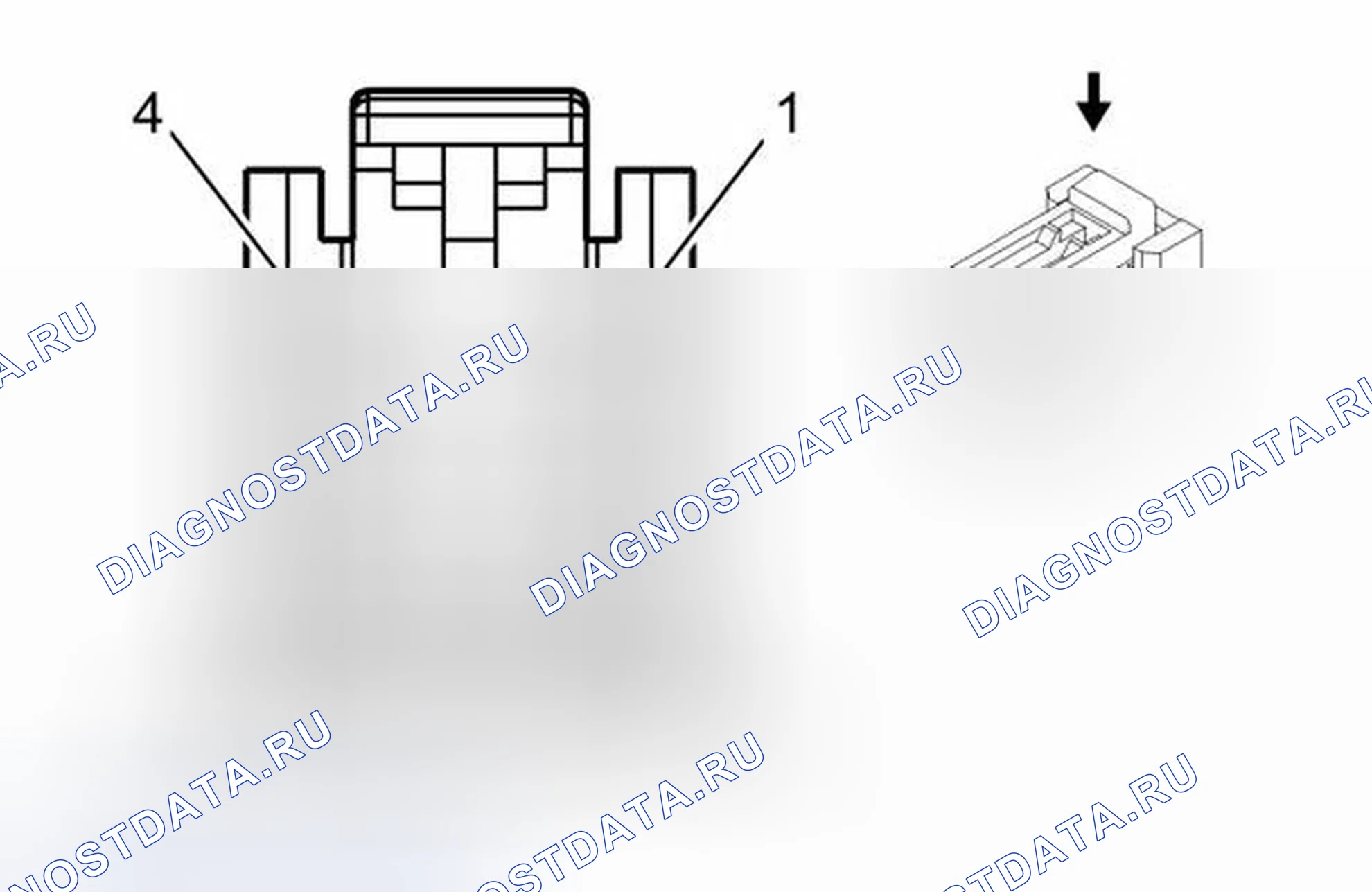 Рис. 292: Проекционный дисплей (HUD) (UV6). Chevrolet Traverse I