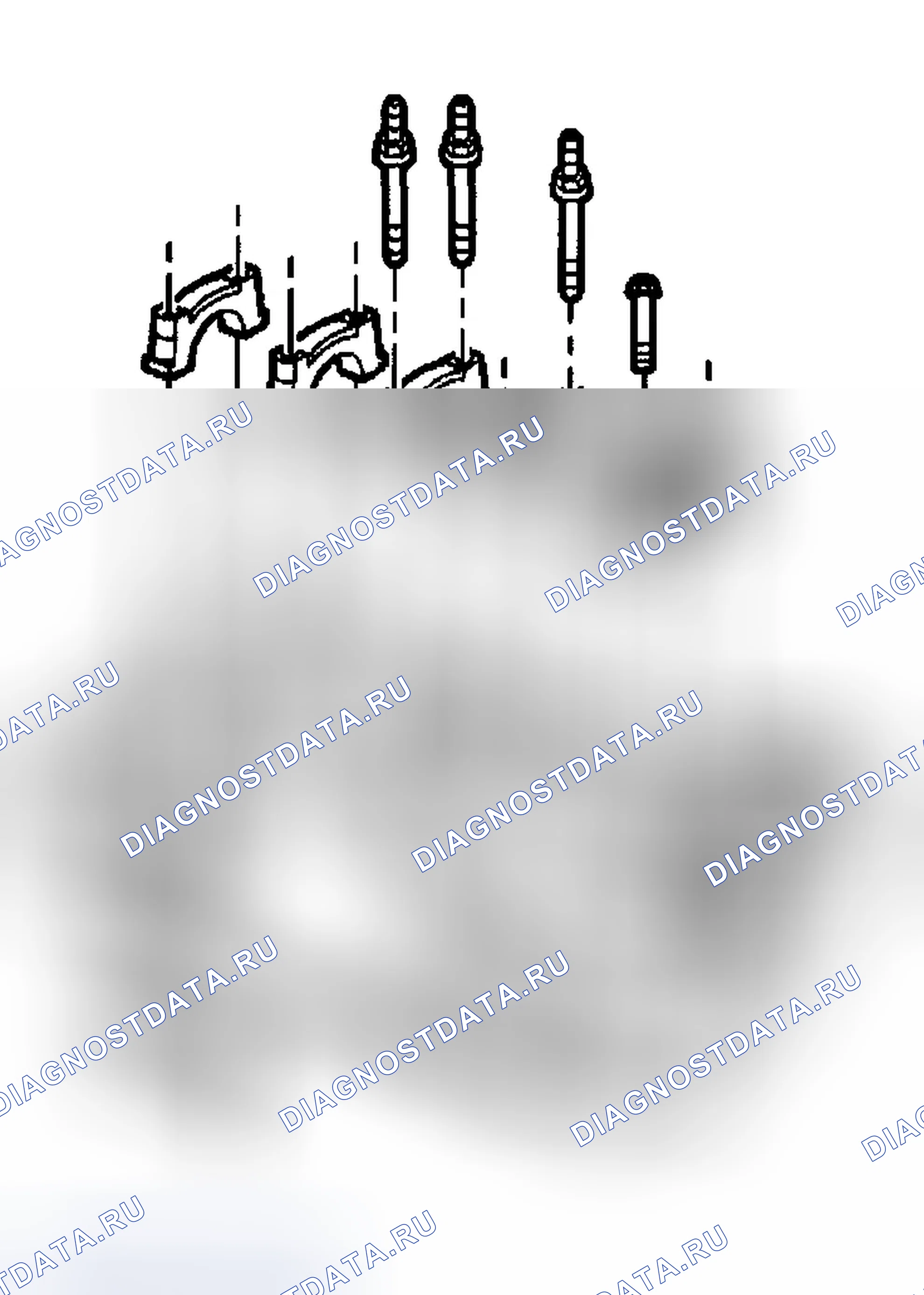 Рис. 406: Измерение зазоров в подшипниках шатуна - метод J 43690. Chevrolet Silverado 2500 
