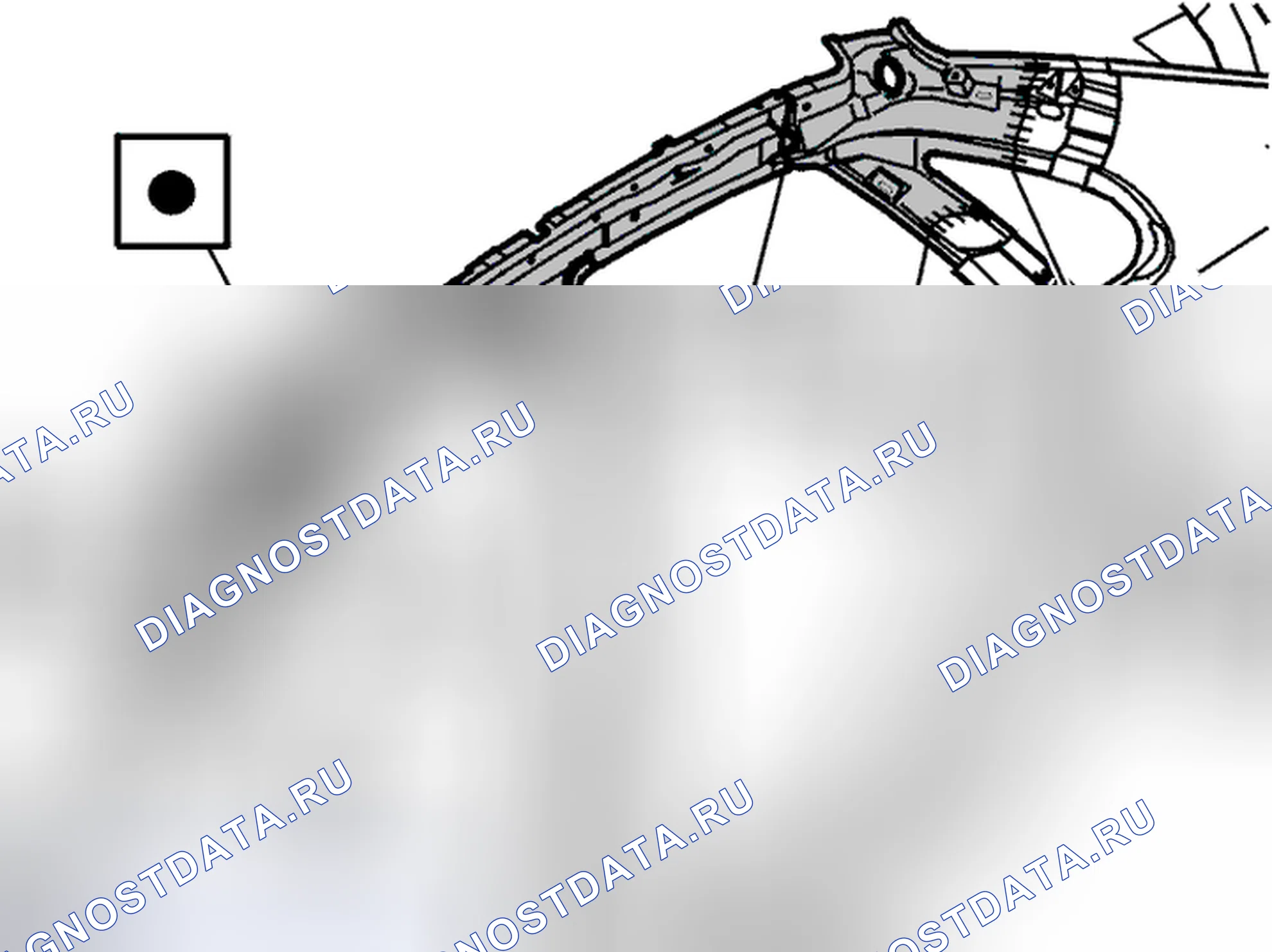 Рис. 90: Замена внутренней консоли. Volvo S40 I рестайлинг