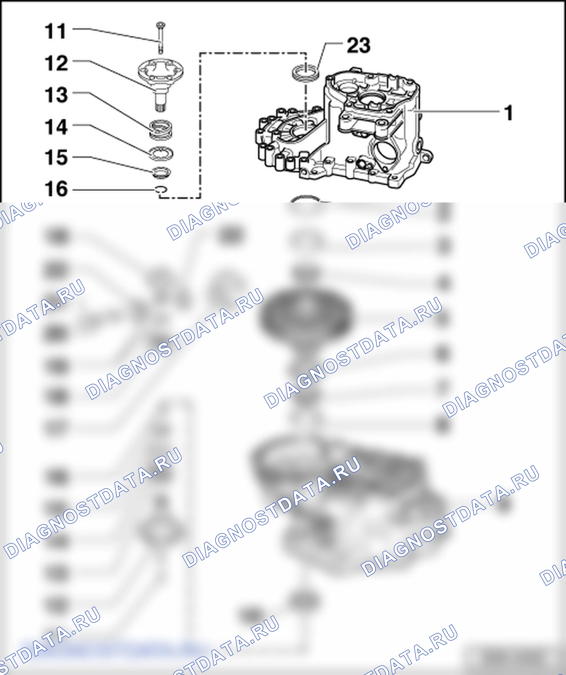 Дифференциал (Механическая КПП 02R). Skoda Roomster I